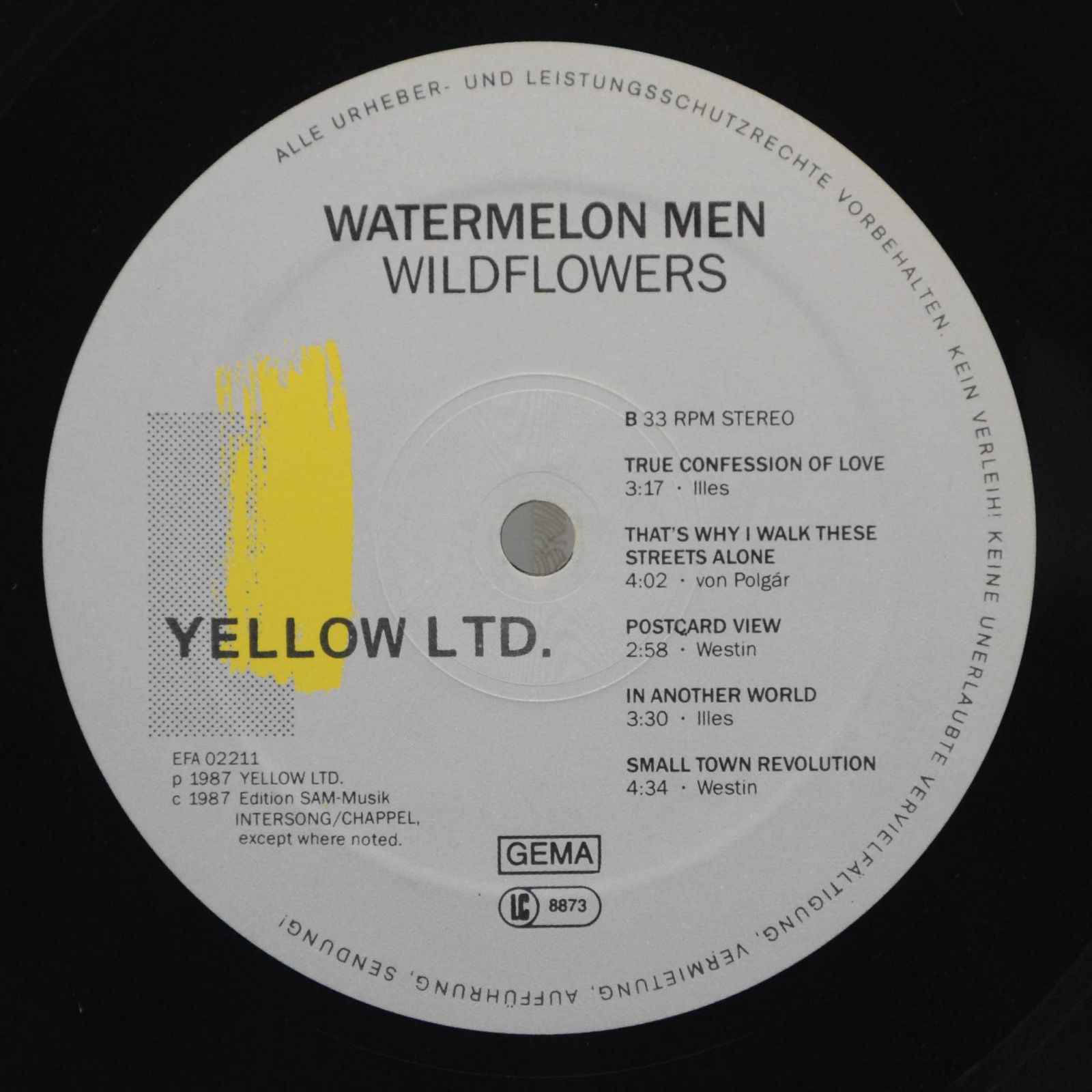 Watermelon Men — Wildflowers, 1987