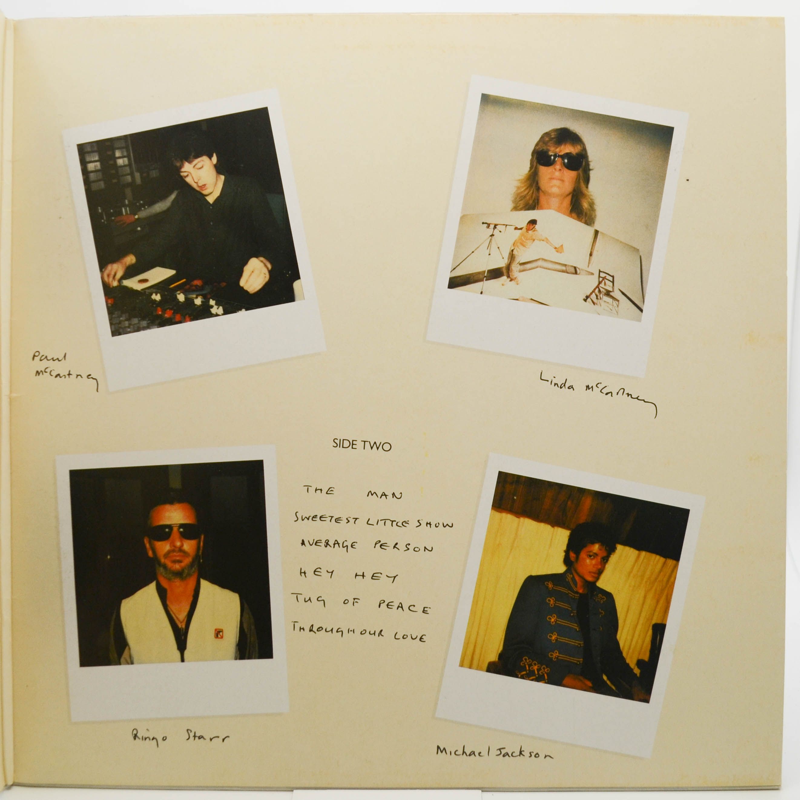 Paul McCartney — Pipes Of Peace, 1983