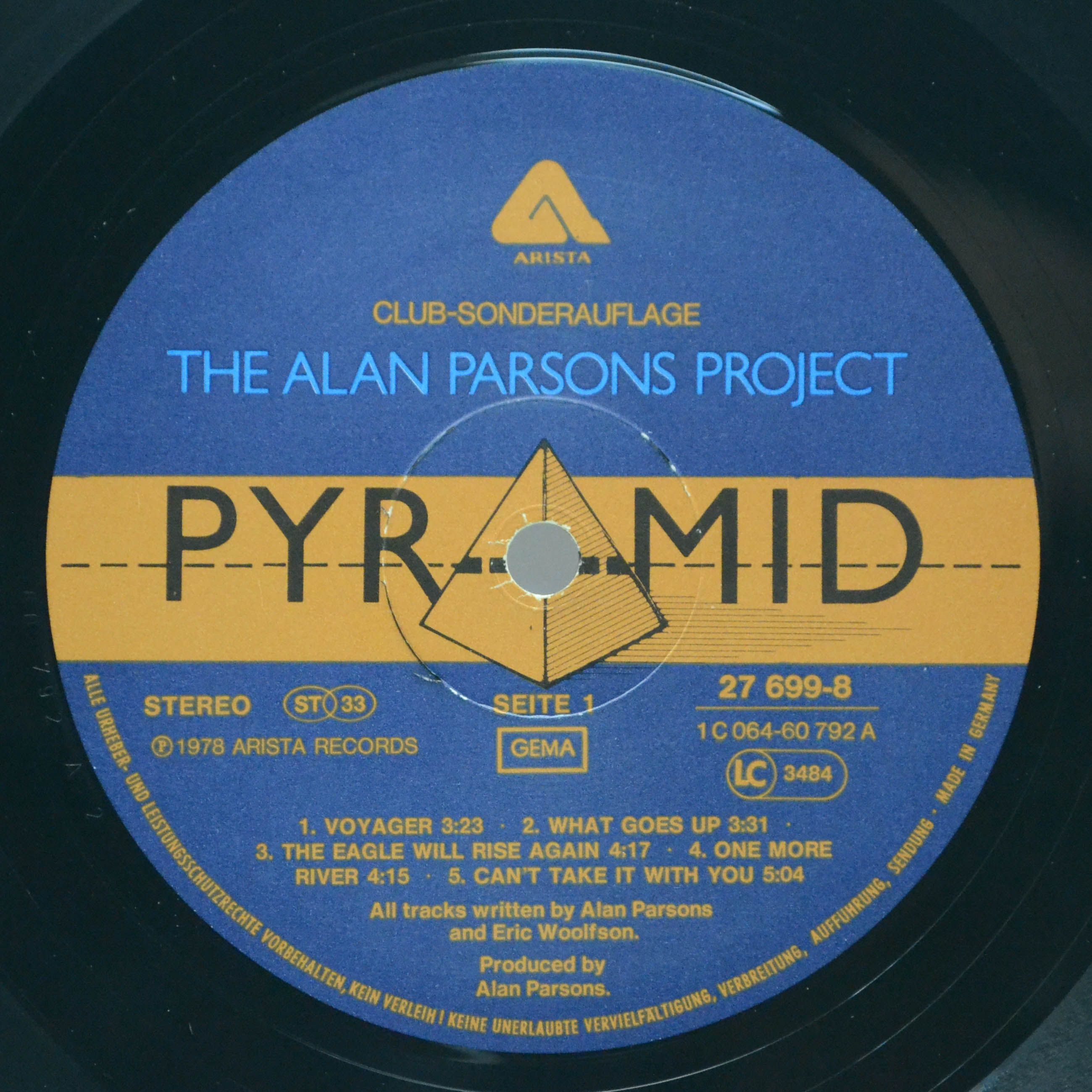Виниловая пластинка The Alan Parsons Project — Pyramid, 1978