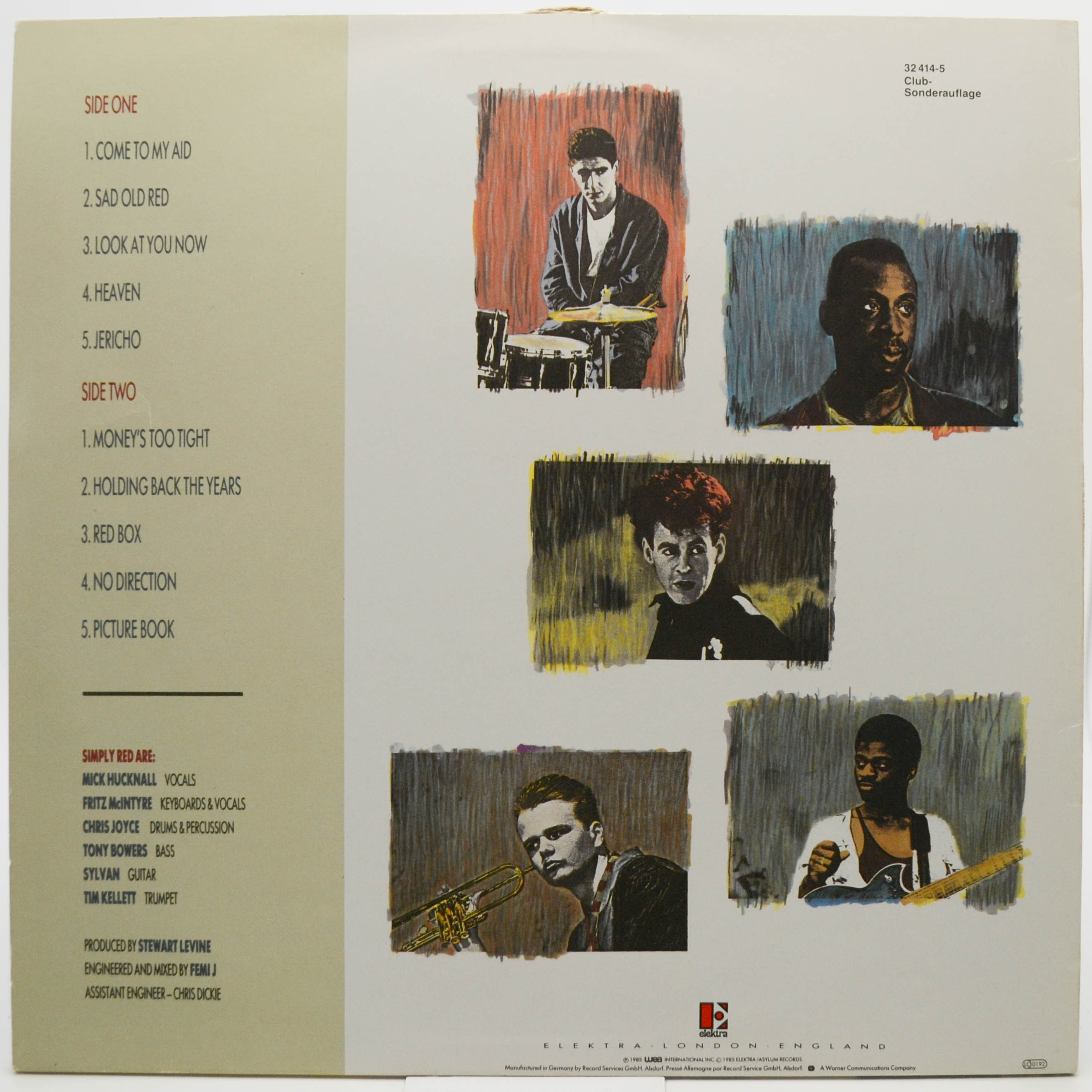 Виниловая пластинка Simply Red — Picture Book, 1985