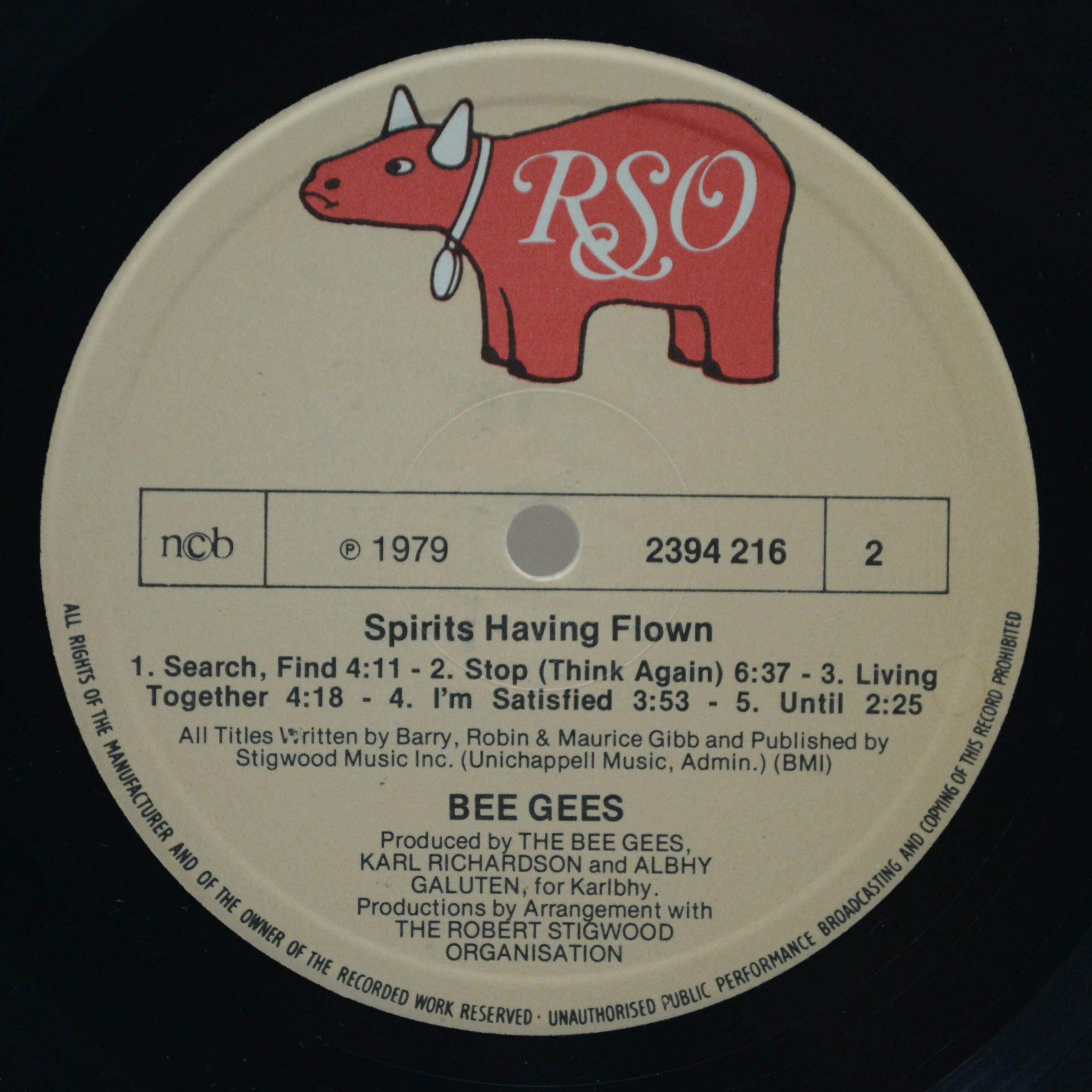 Bee Gees — Spirits Having Flown, 1979