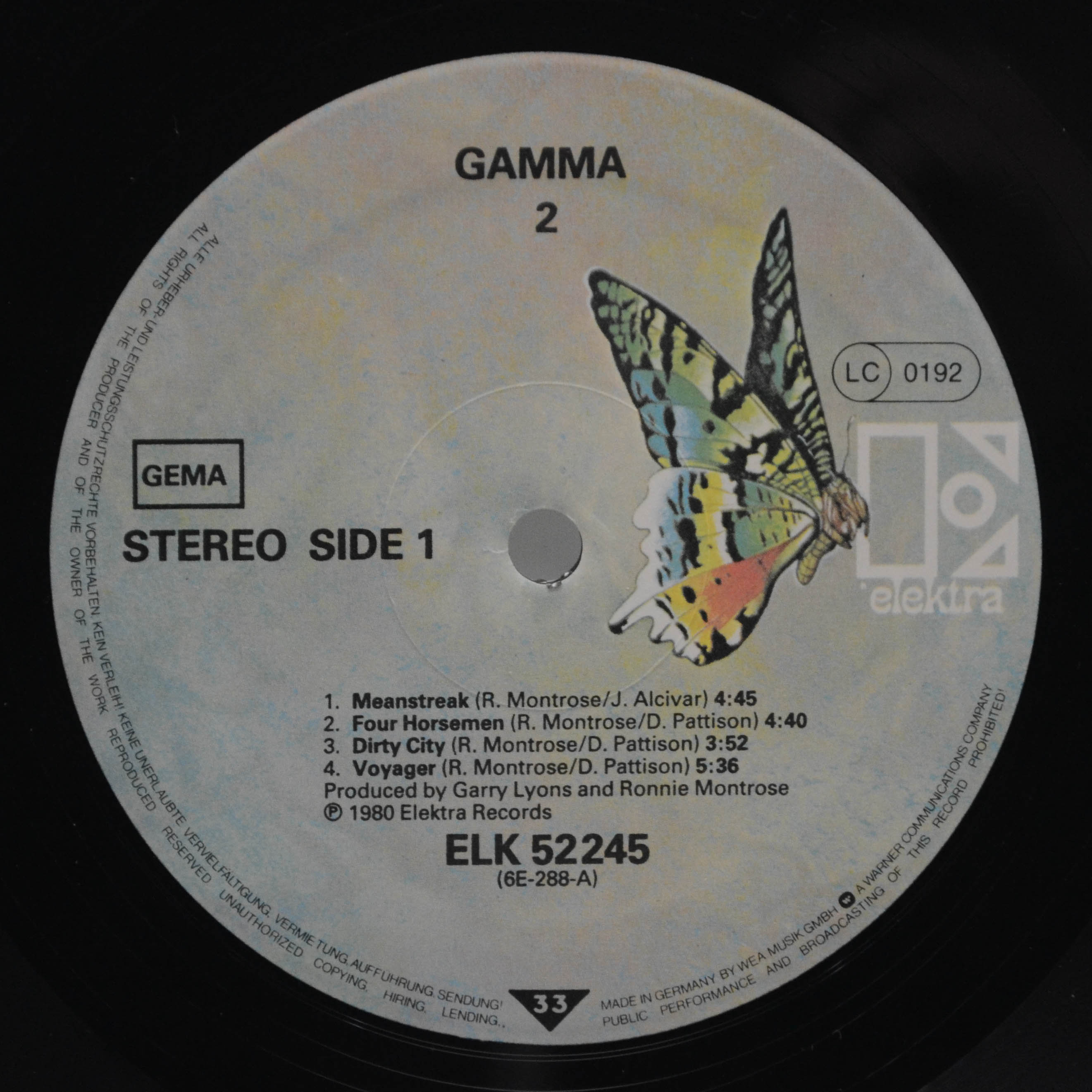 Gamma — Gamma 2, 1980