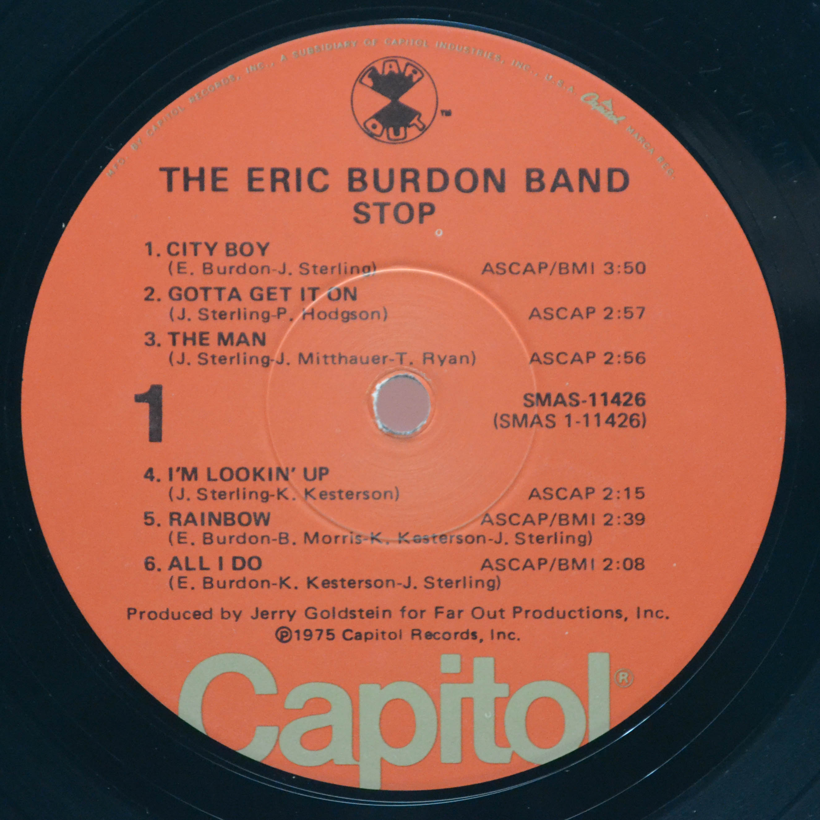 Виниловая пластинка Eric Burdon Band — Stop (USA), 1975