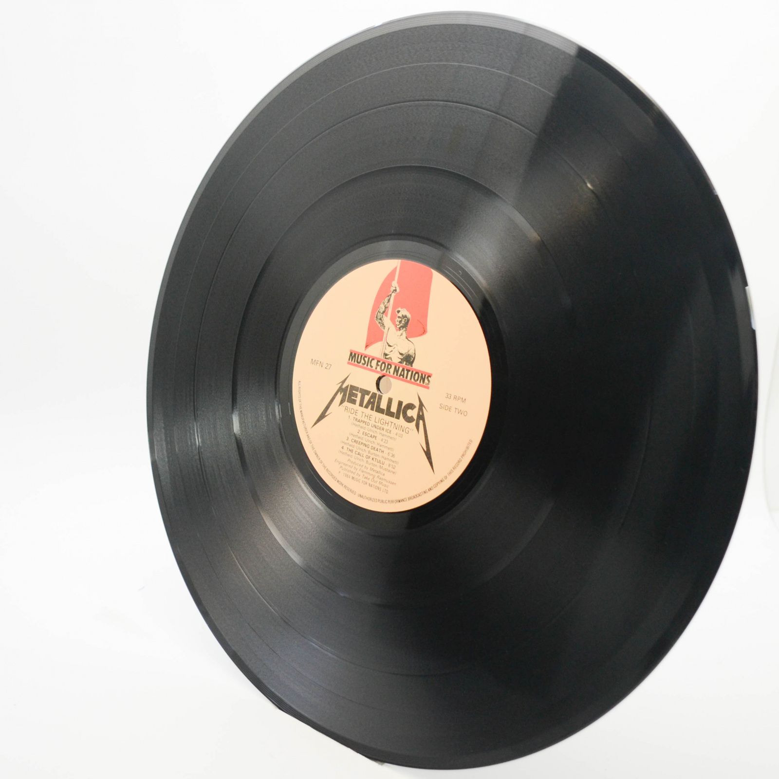 Metallica — Ride The Lightning (UK), 1984