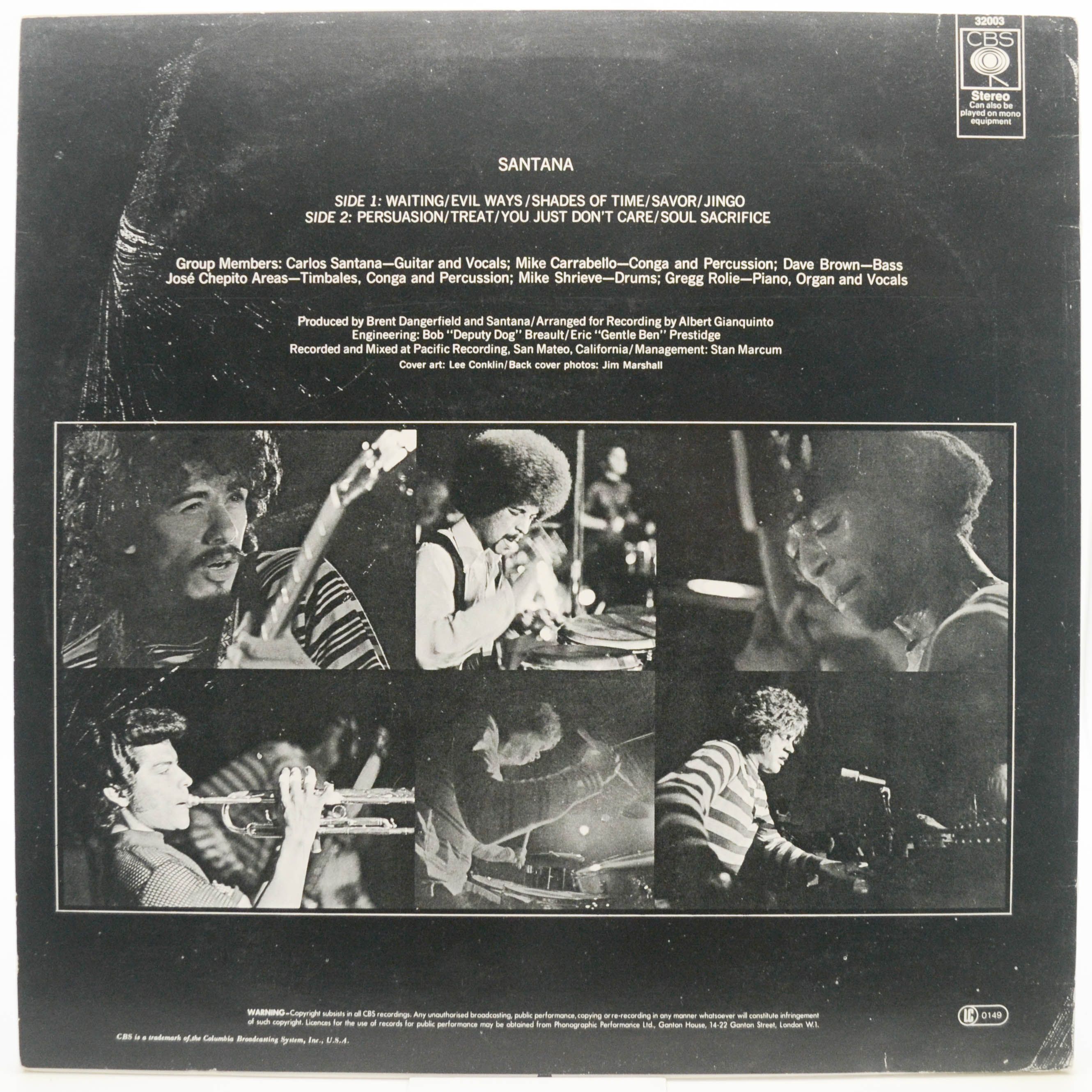 Santana — Santana (UK), 1969