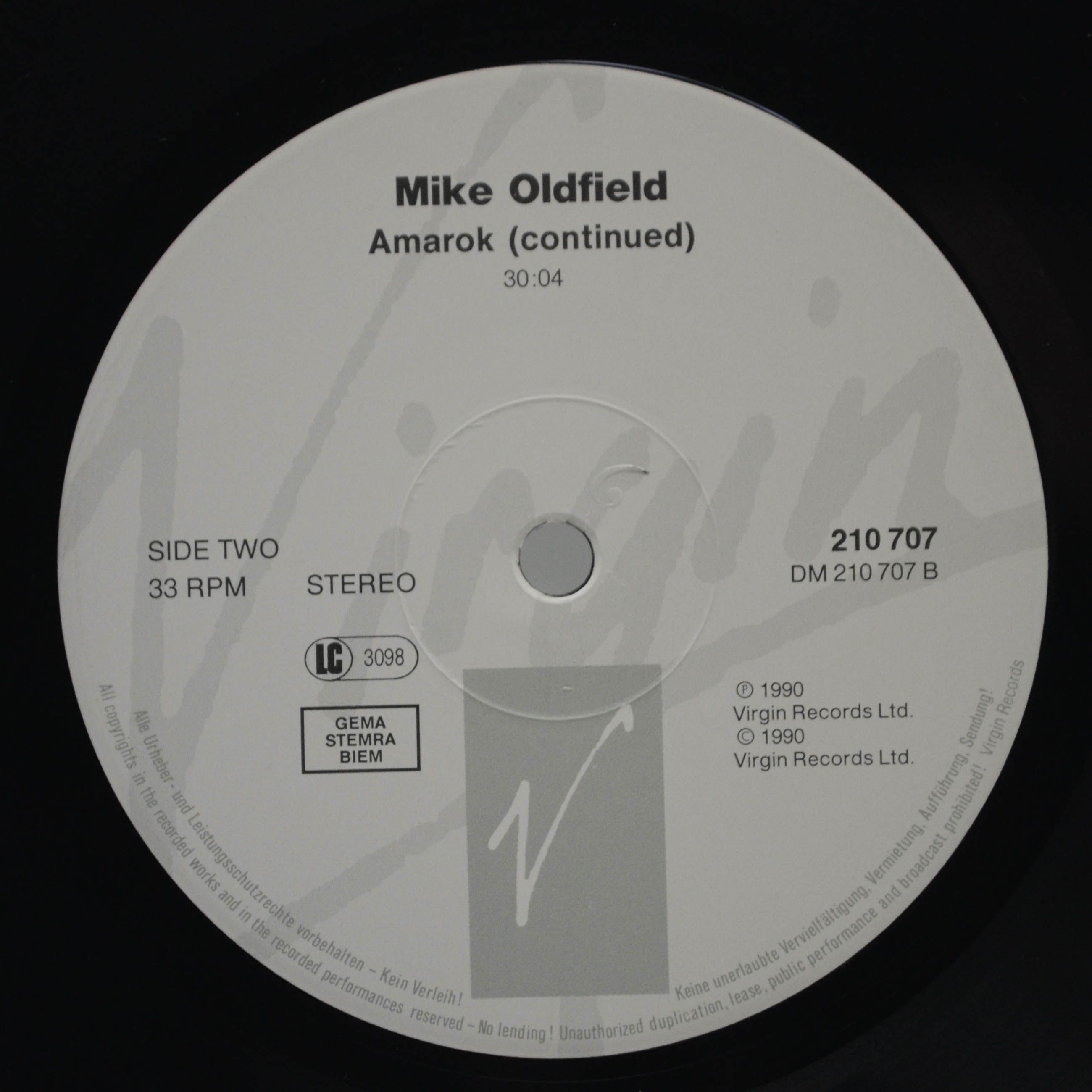 Mike Oldfield — Amarok, 1990