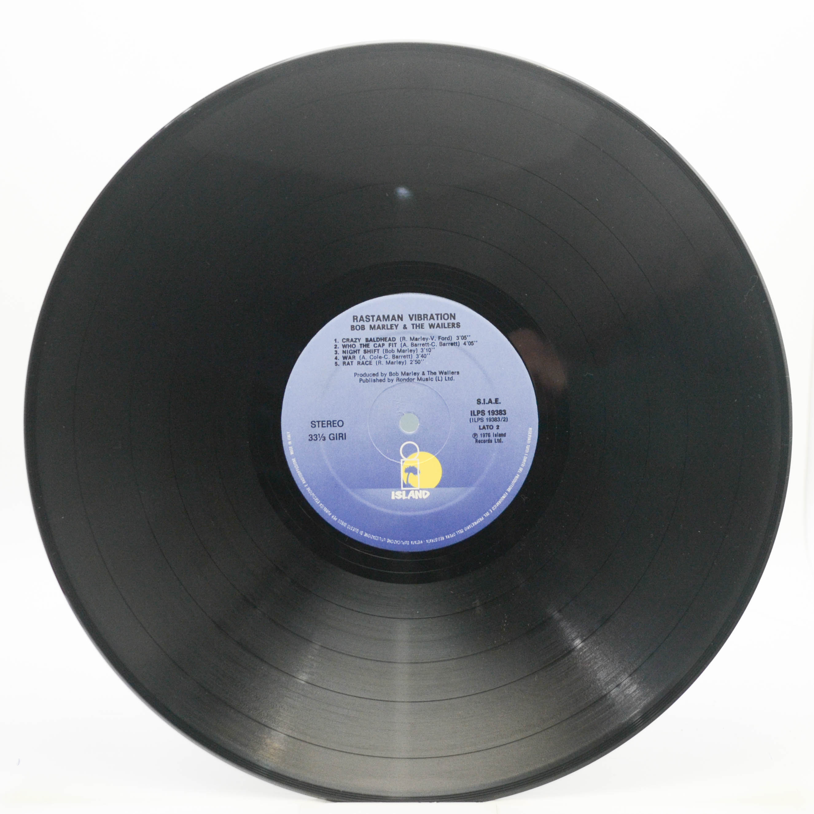 Виниловая пластинка Bob Marley & The Wailers — Rastaman Vibration, 1976