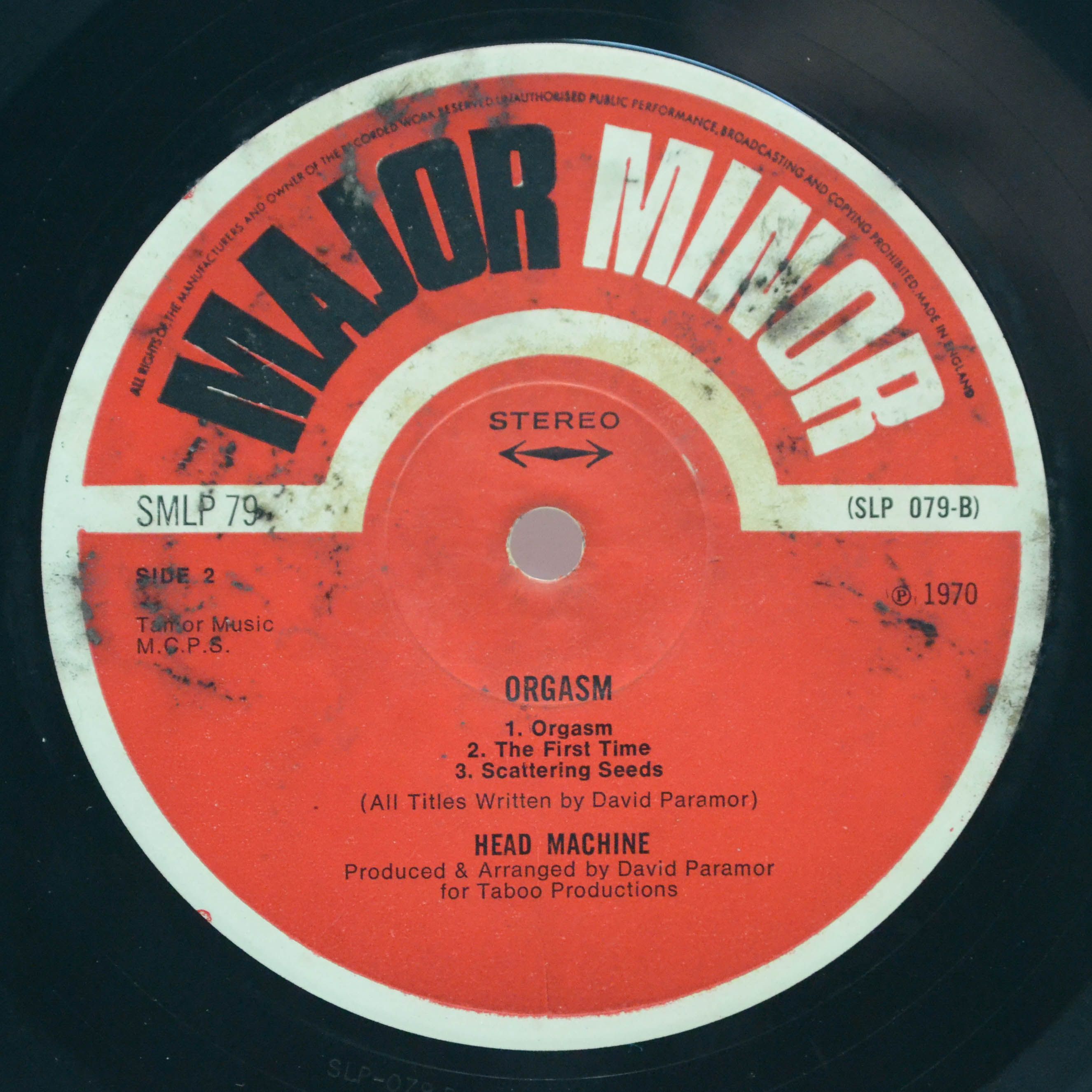 Head Machine — Orgasm (1-st, UK), 1970