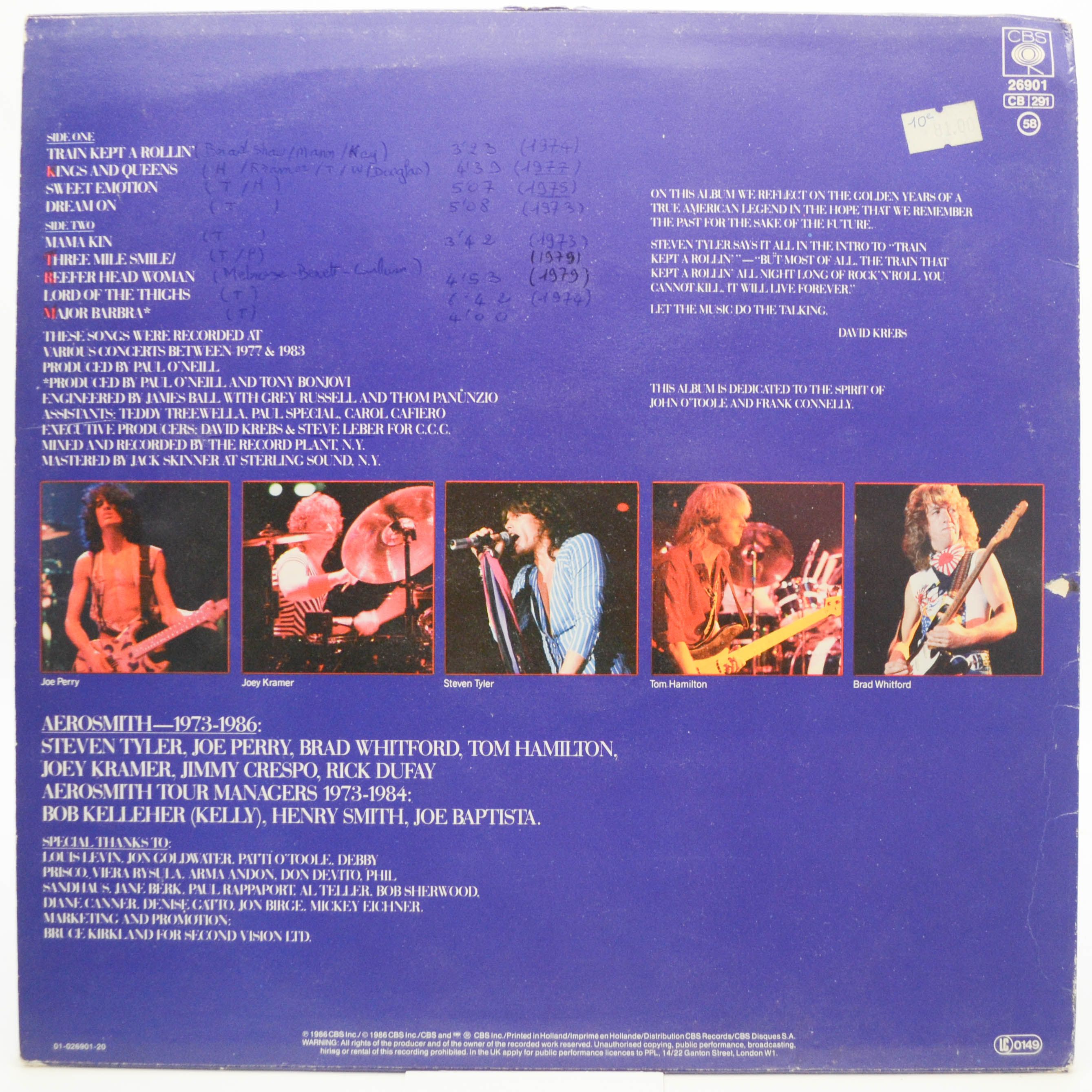 Aerosmith — Classics Live!, 1986