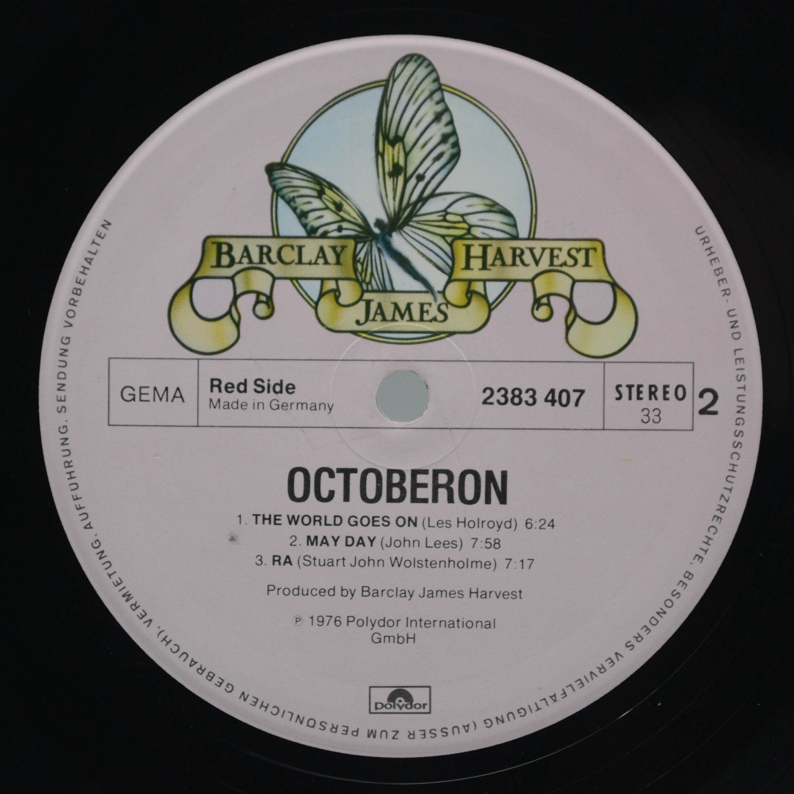 Виниловая пластинка Barclay James Harvest — Octoberon, 1976