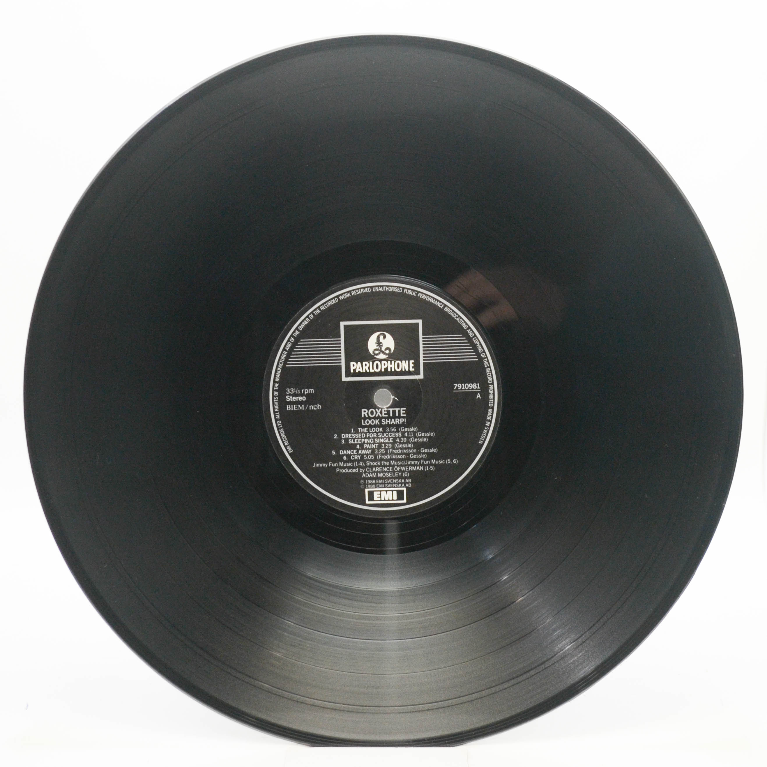 Roxette — Look Sharp! (1-st, Sweden), 1988