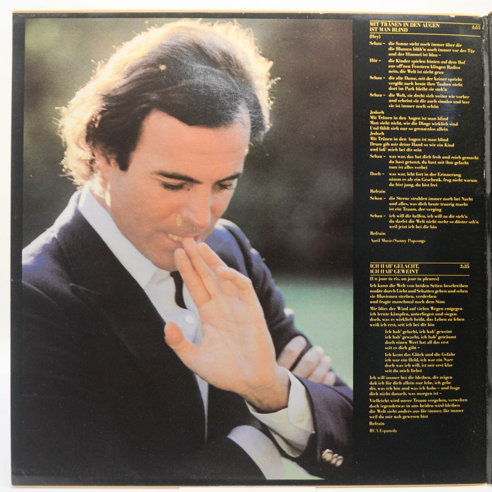 Julio Iglesias — Zärtlichkeiten, 1981