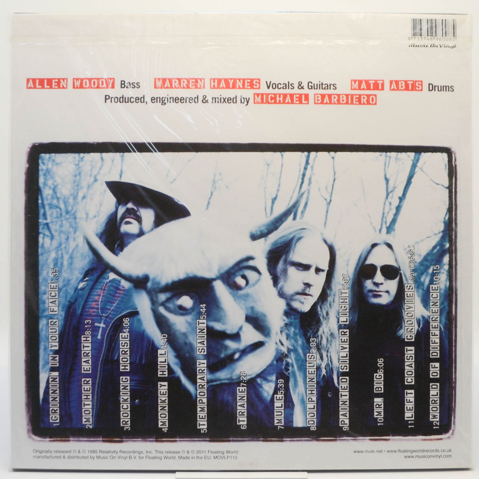 Виниловая пластинка Gov't Mule — Gov't Mule (2LP), 2011