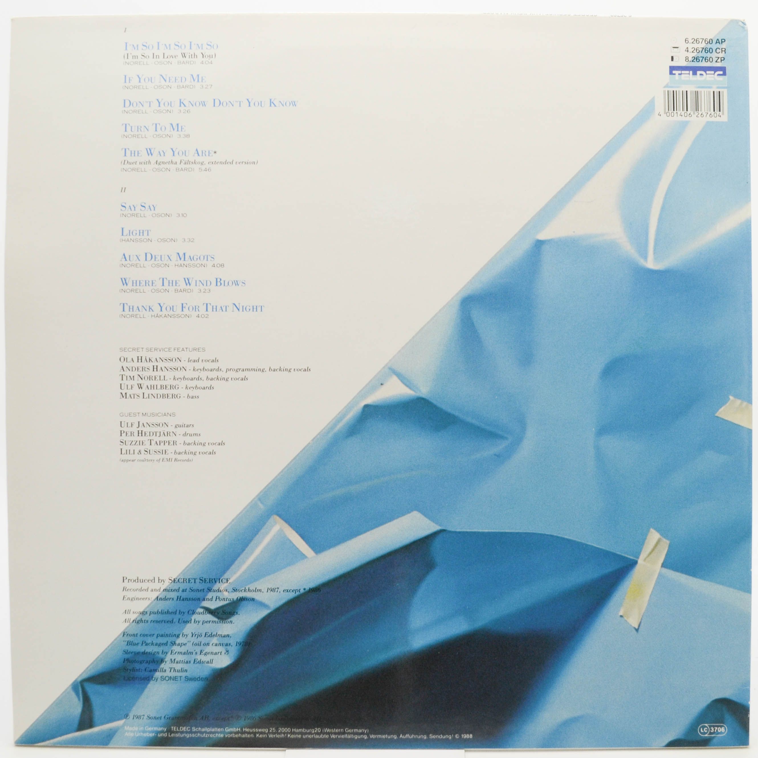 Secret Service — Aux Deux Magots, 1988