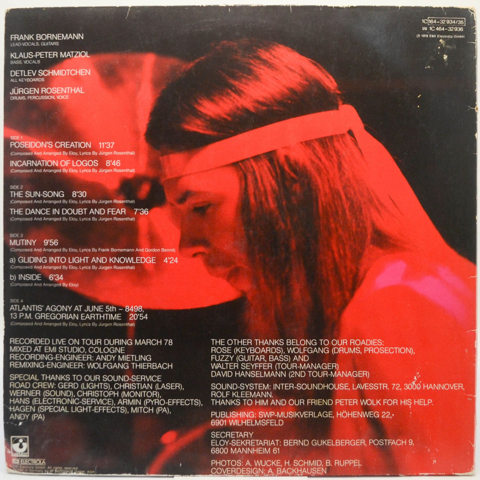 Eloy — Live (2LP), 1978