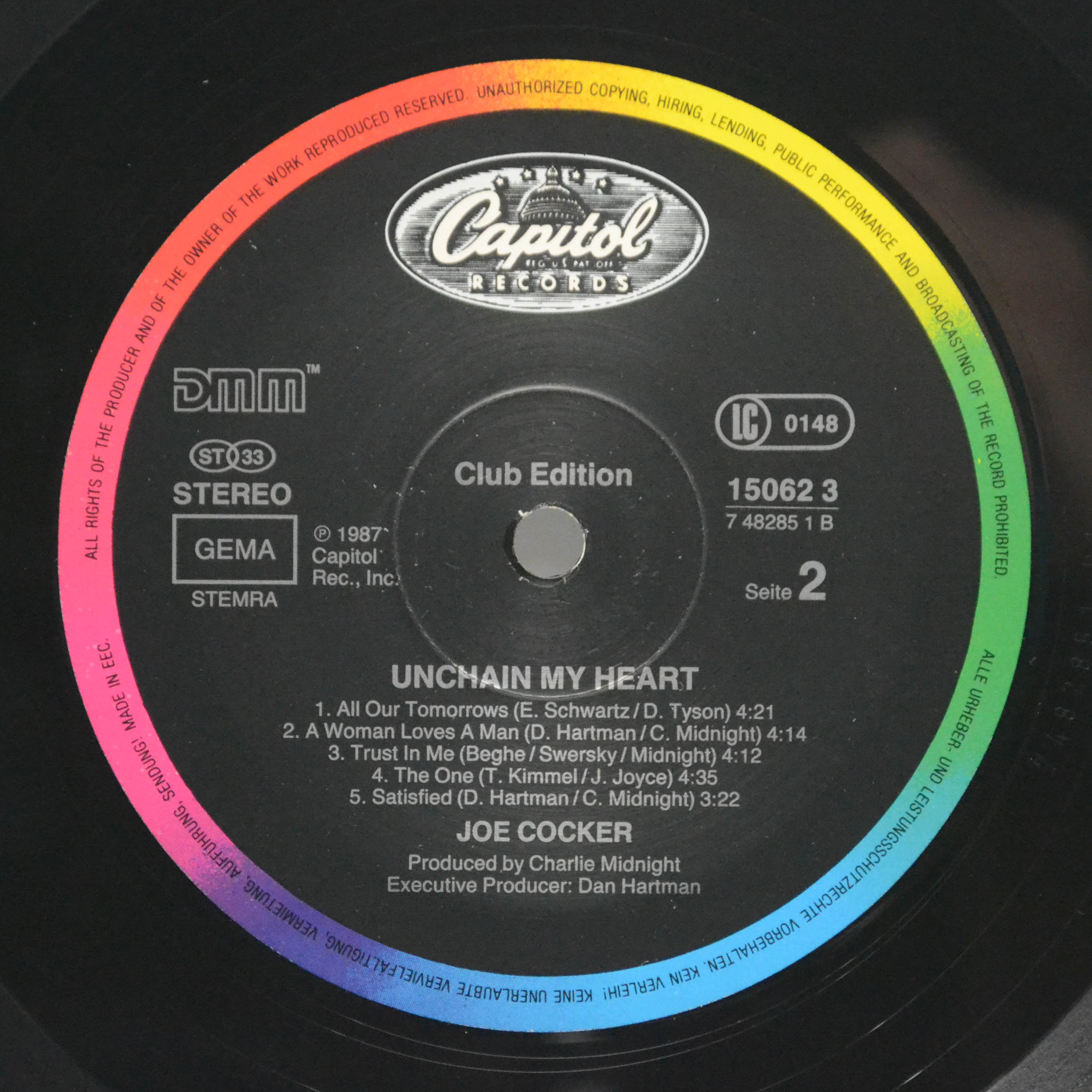 Joe Cocker — Unchain My Heart, 1987