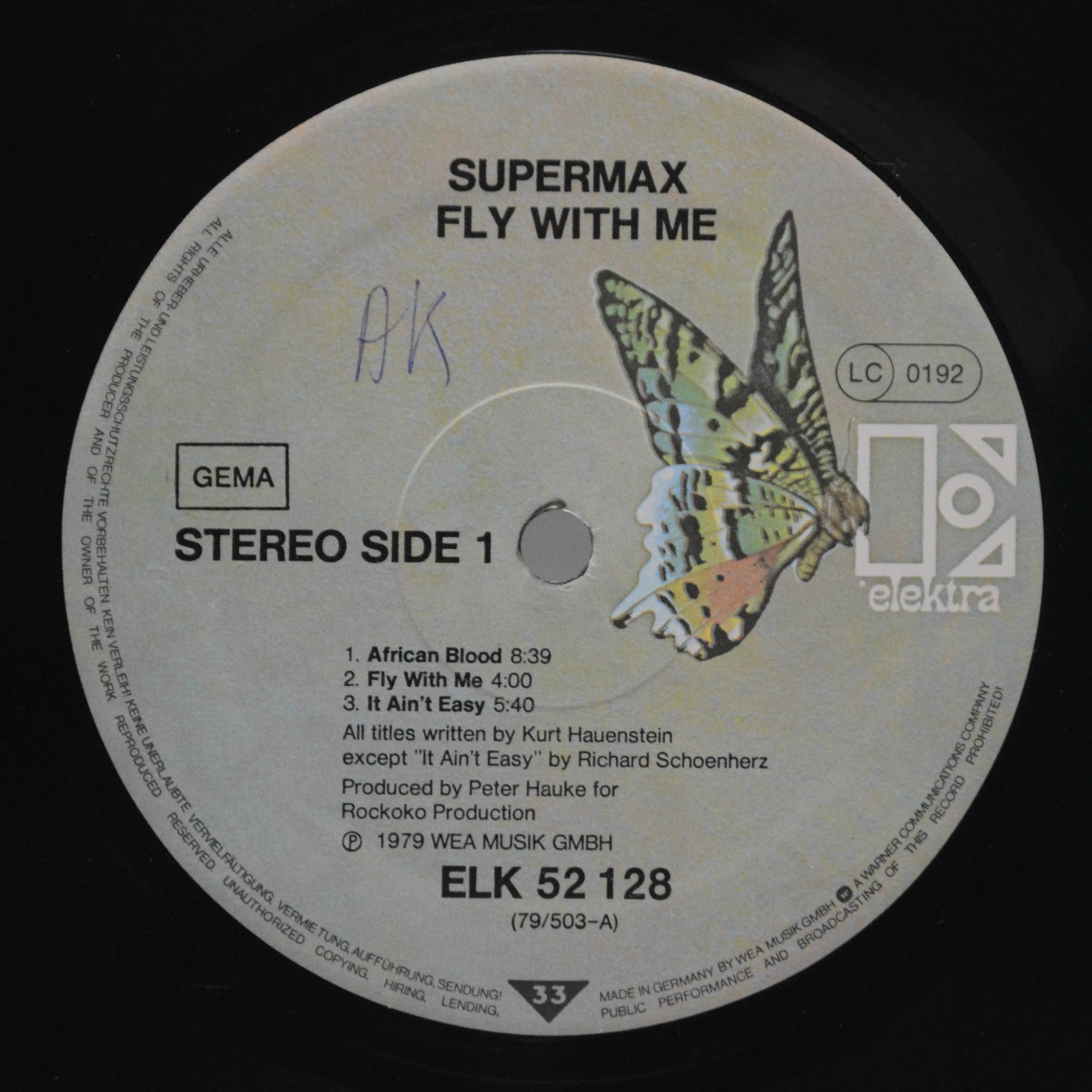 Supermax — Fly With Me, 1979