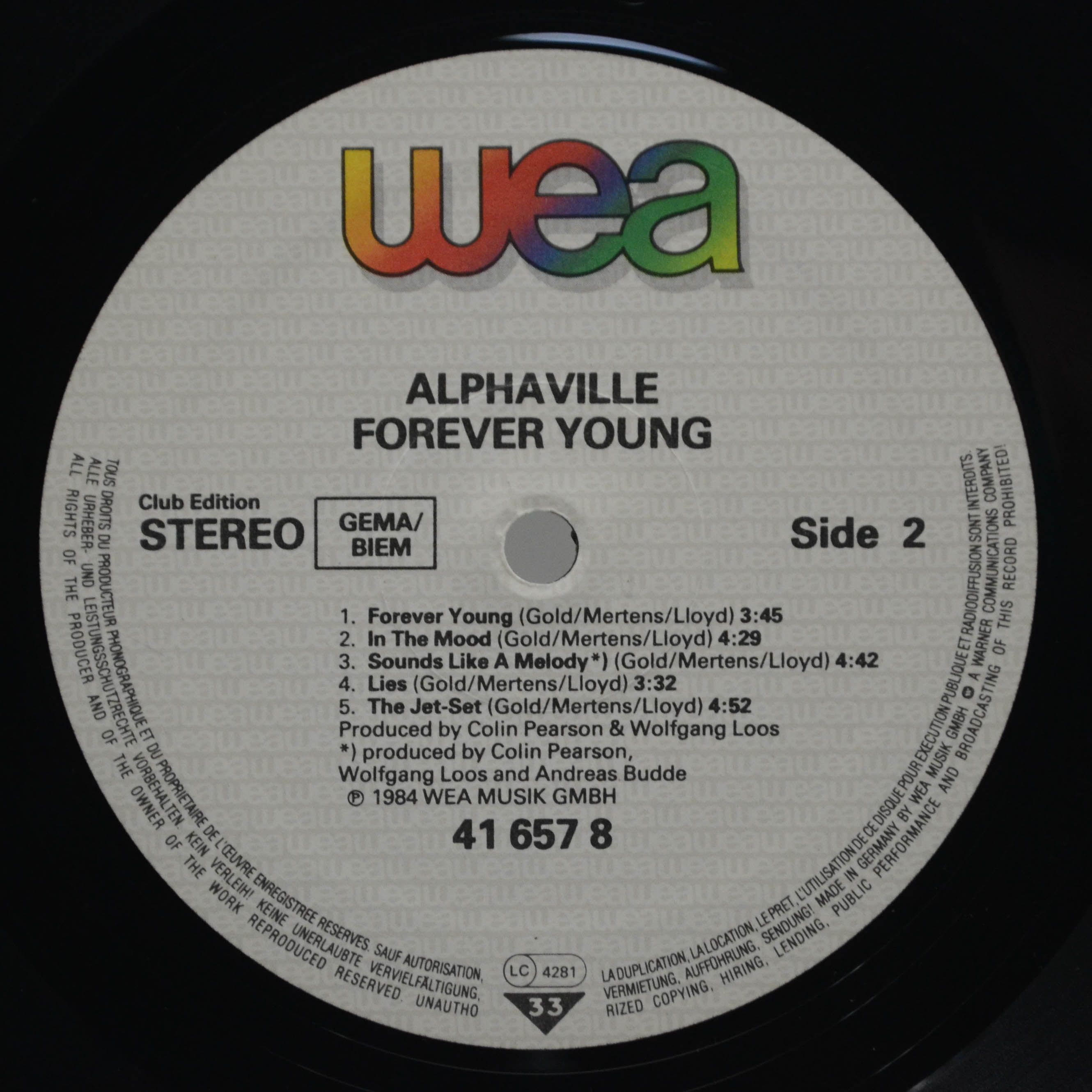 Alphaville — Forever Young, 1984