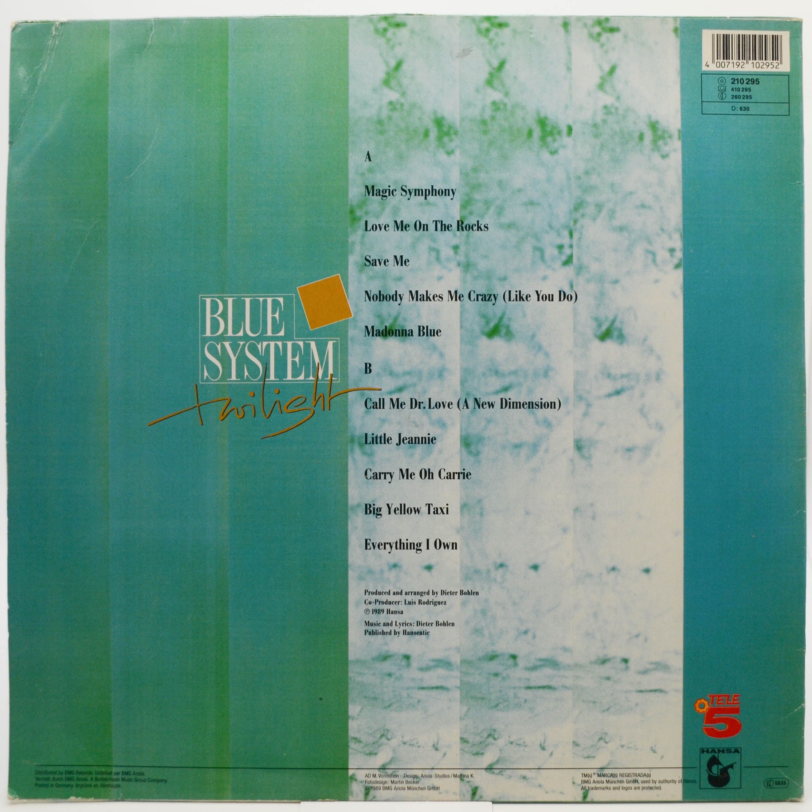 Blue System — Twilight, 1989