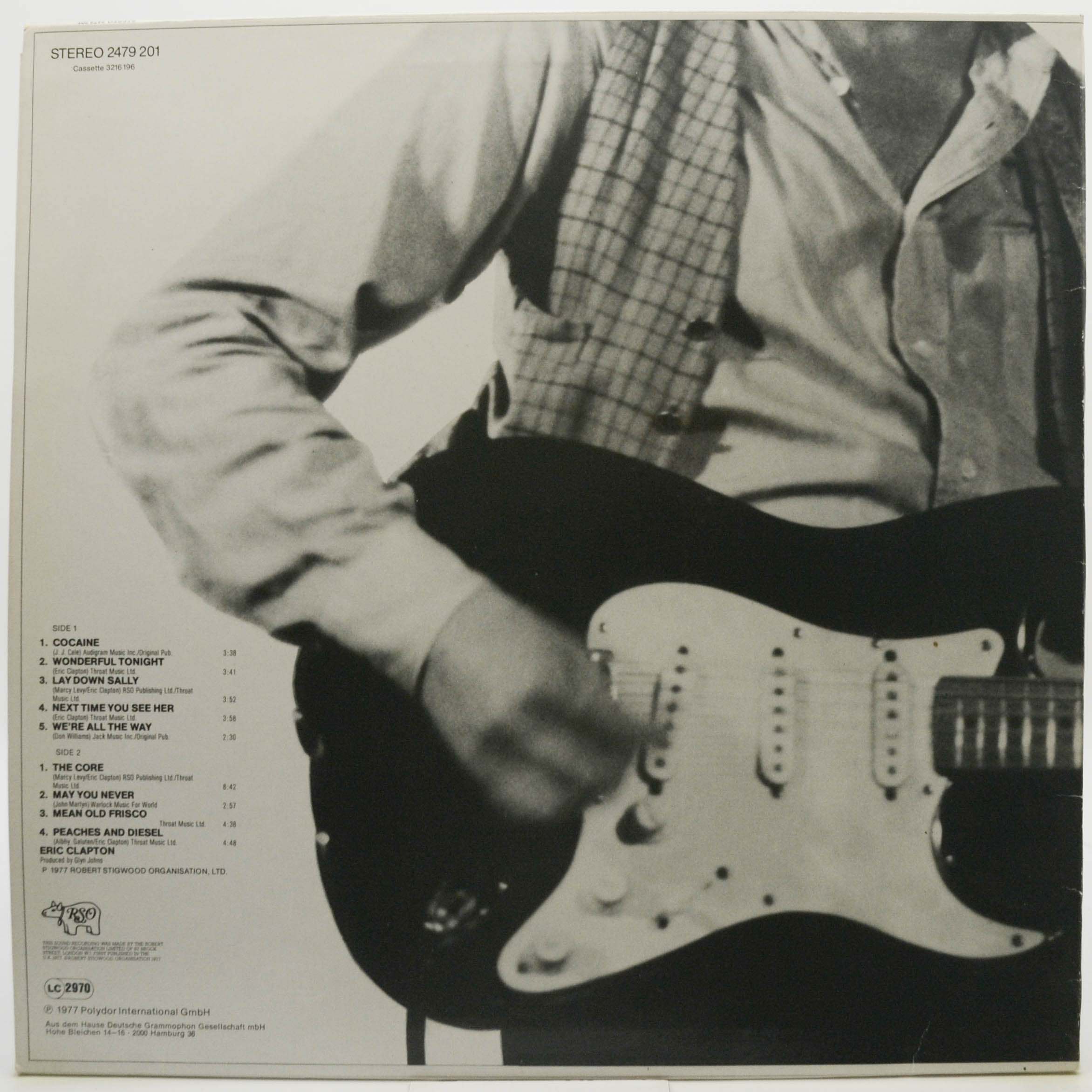 Виниловая пластинка Eric Clapton — Slowhand, 1977