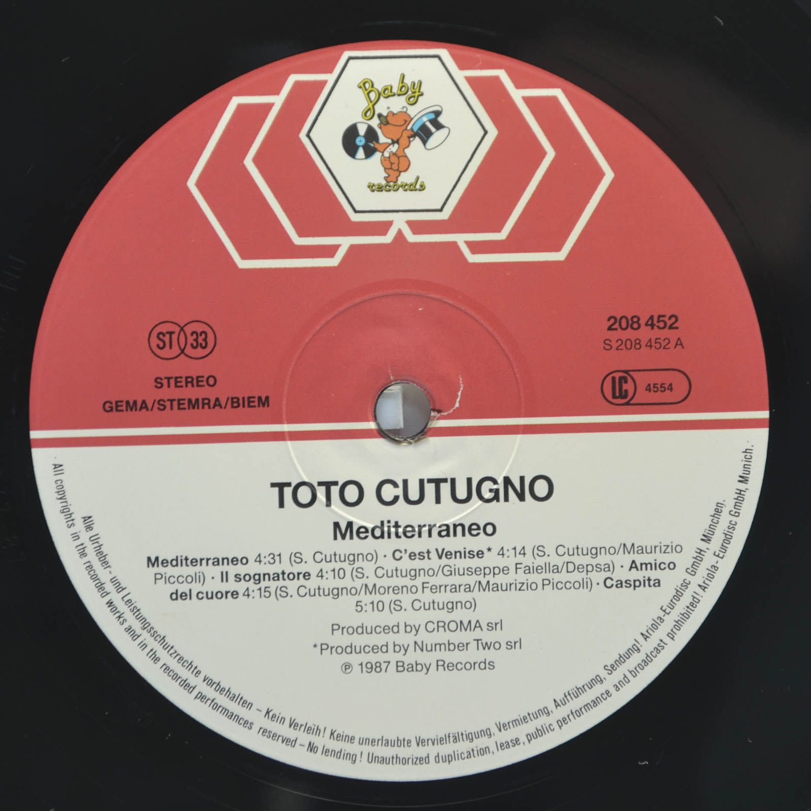 Toto Cutugno — Mediterraneo, 1987