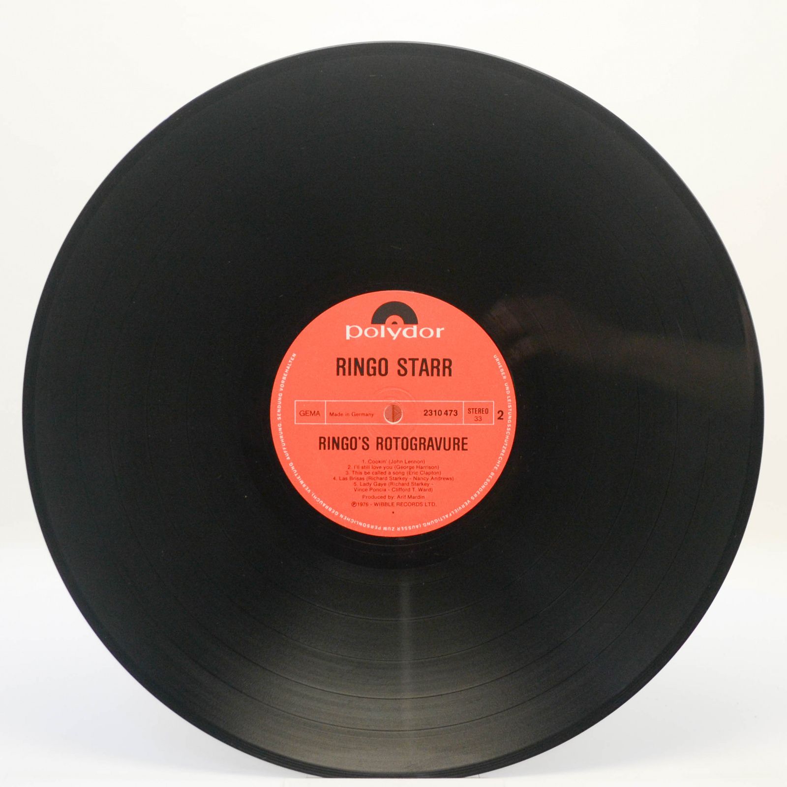 Ringo Starr — Ringo's Rotogravure, 1976