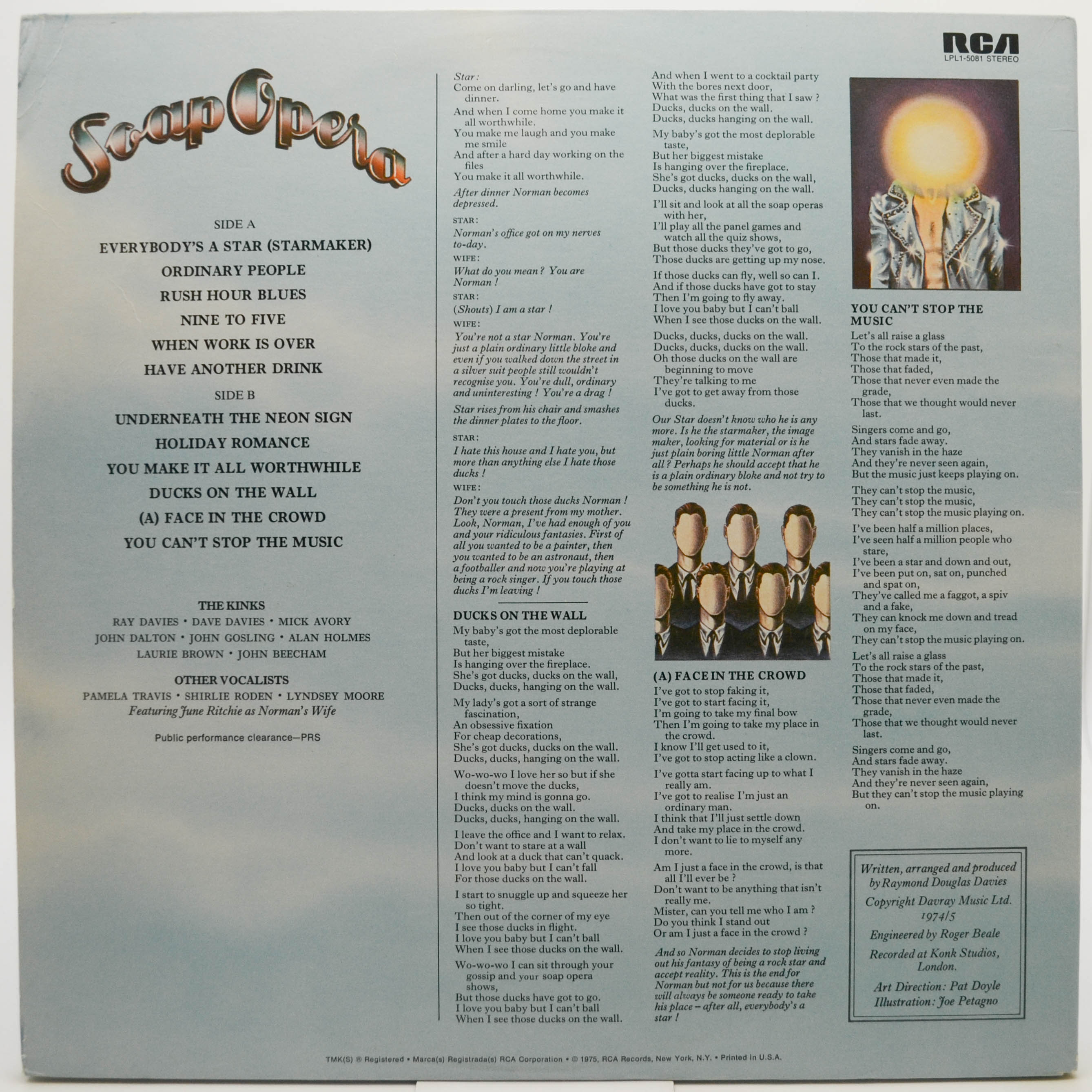 Kinks — Soap Opera (USA), 1975