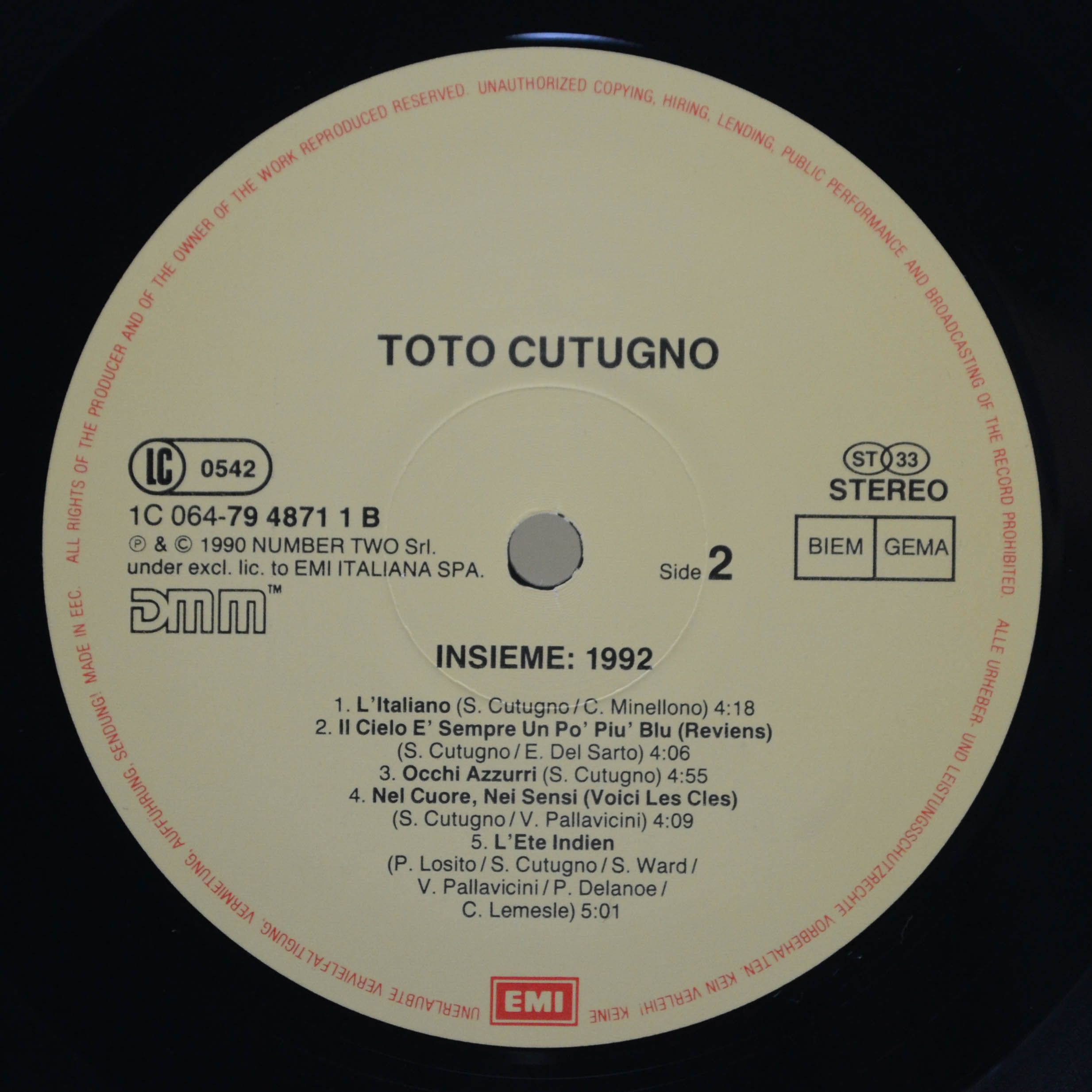 Toto Cutugno — Insieme: 1992, 1992
