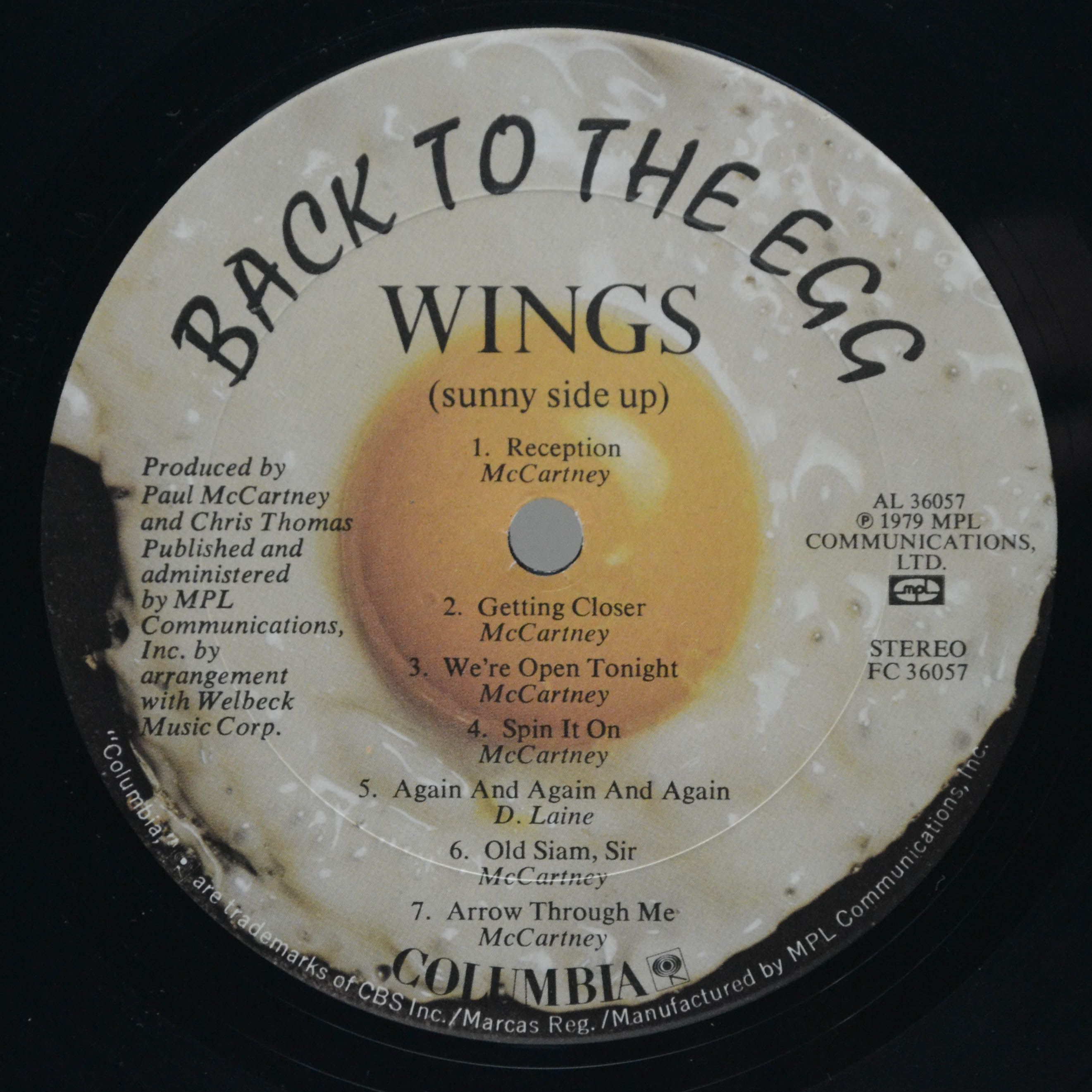 Wings — Back To The Egg (USA), 1979