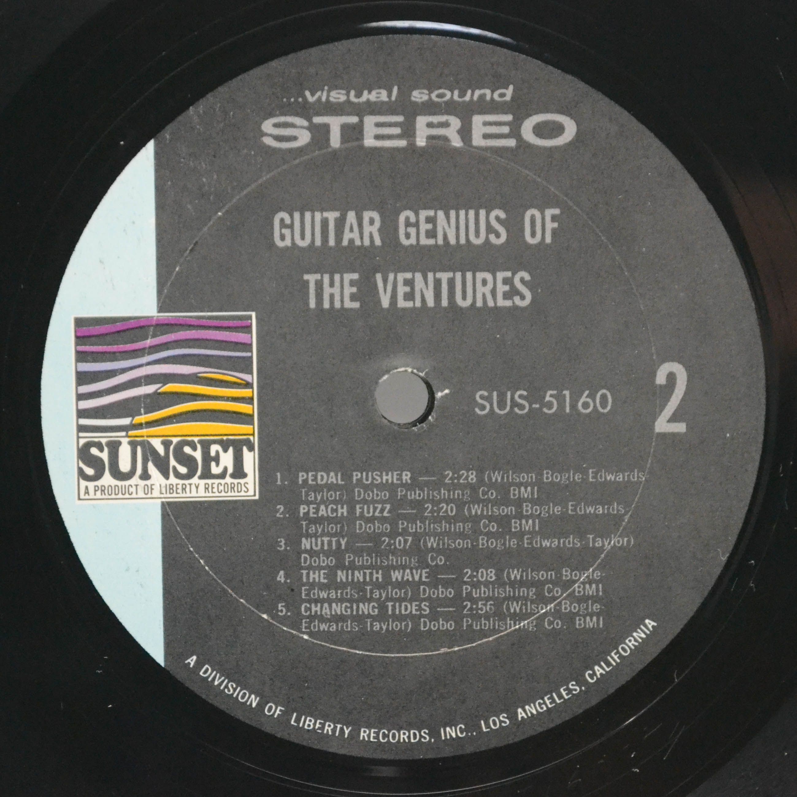 Виниловая пластинка Ventures — Guitar Genius Of The Ventures (USA), 1967
