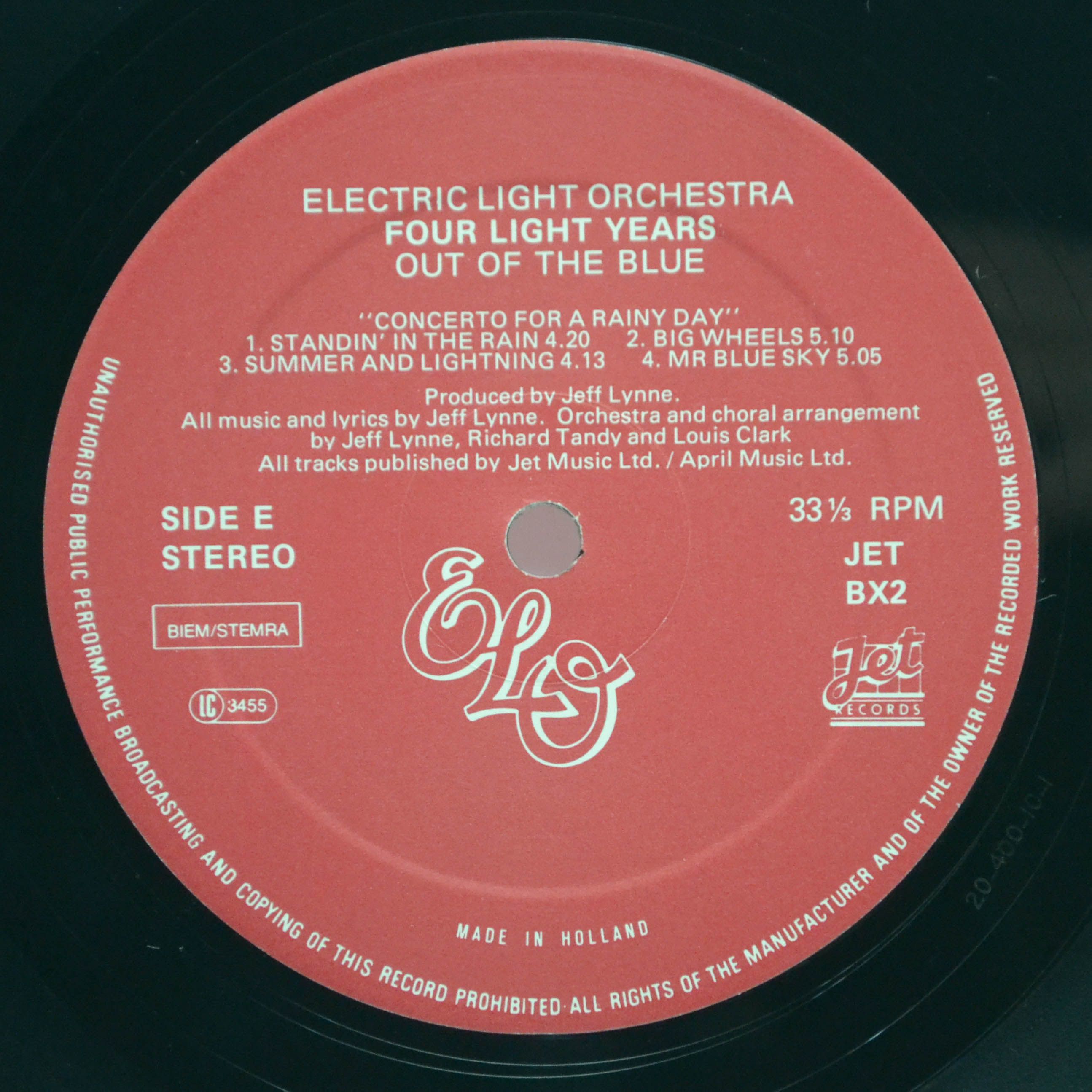 ELO — Four Light Years (4LP, Box-set, booklet), 1980