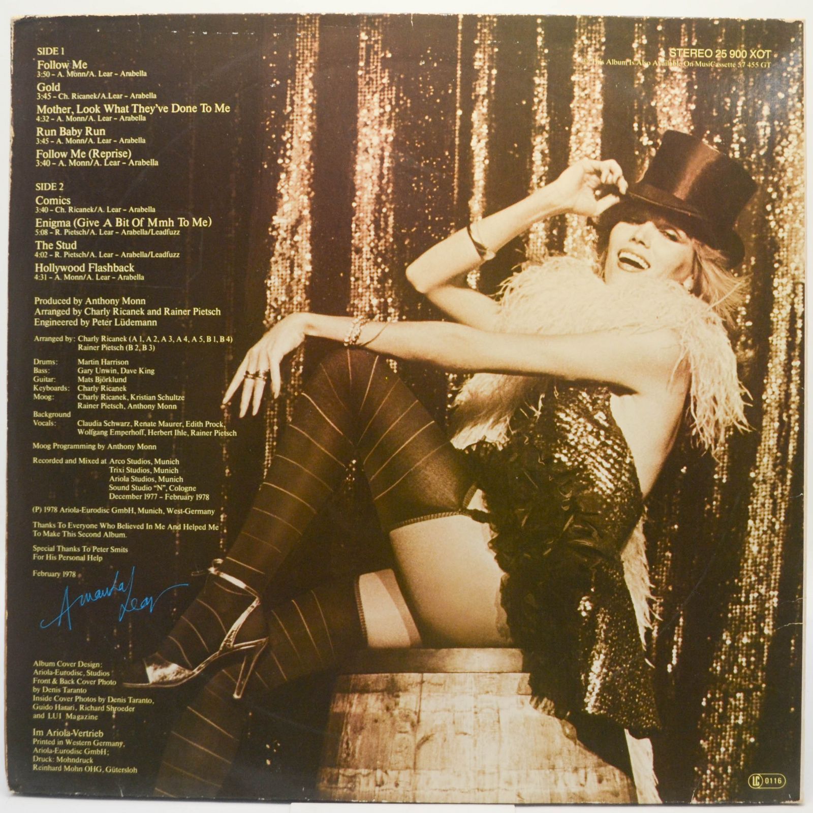 Виниловая пластинка Amanda Lear — Sweet Revenge, 1978