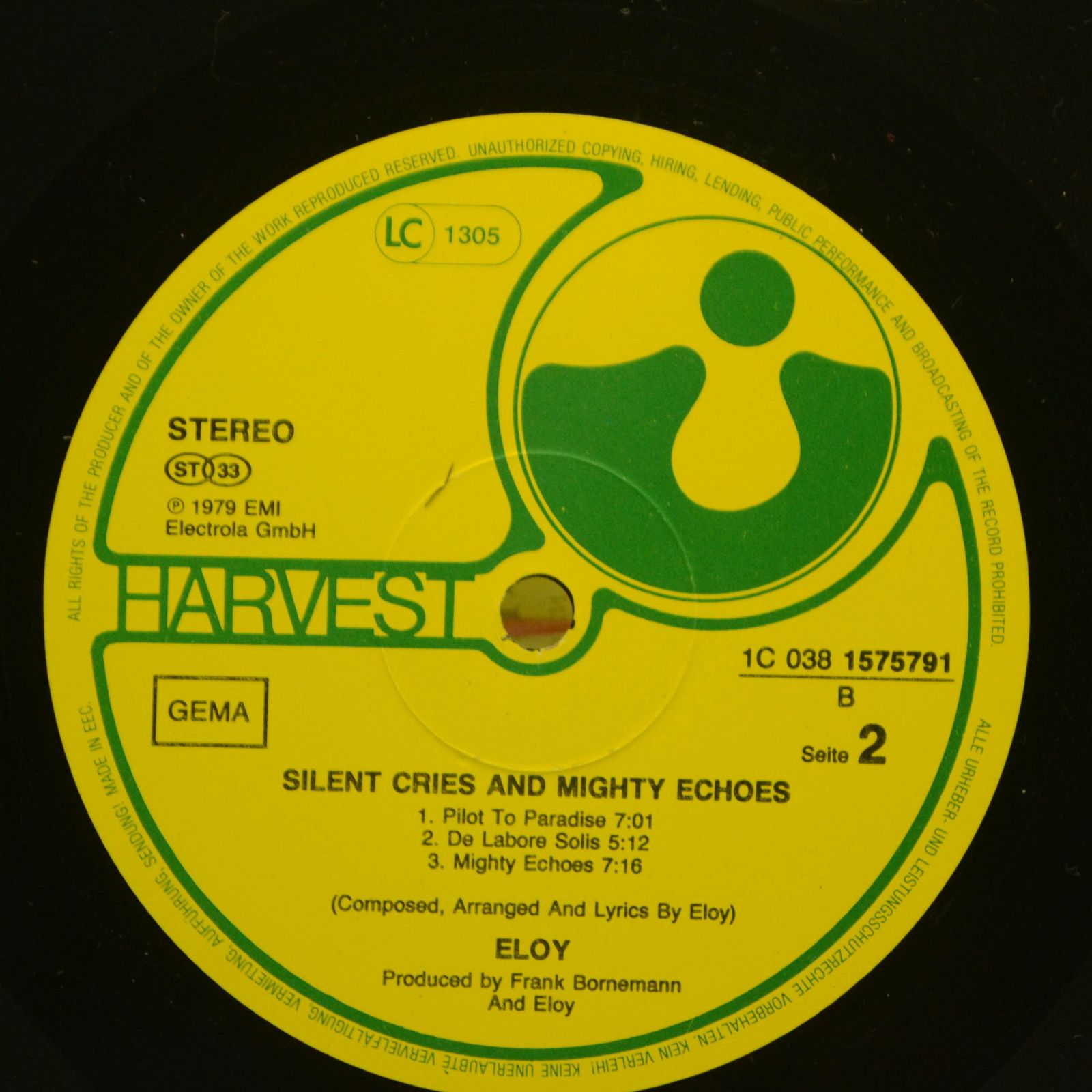 Eloy — Silent Cries And Mighty Echoes, 1984