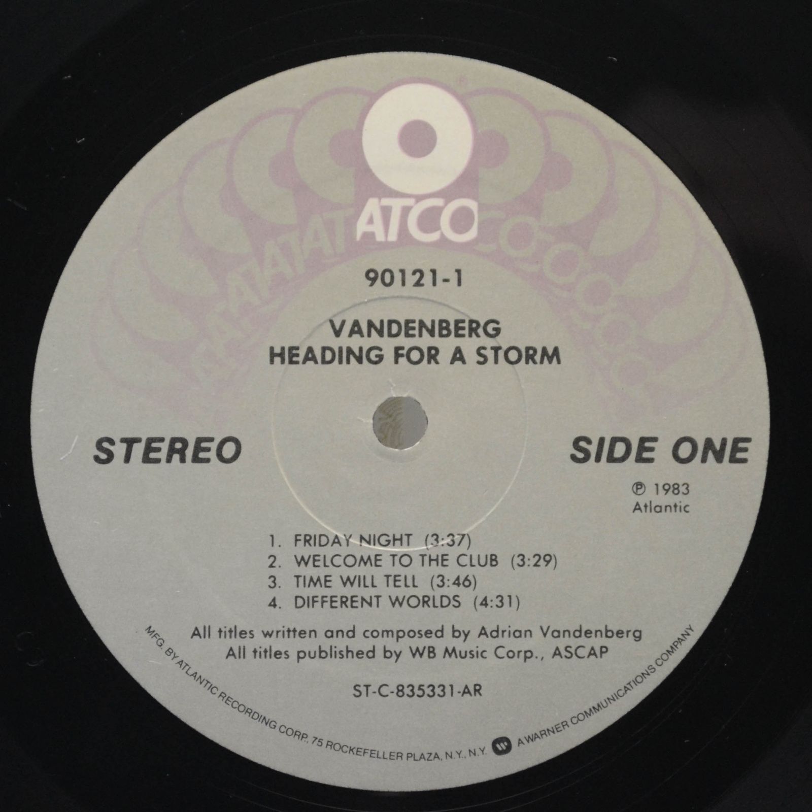 Виниловая пластинка Vandenberg — Heading For A Storm (USA), 1983
