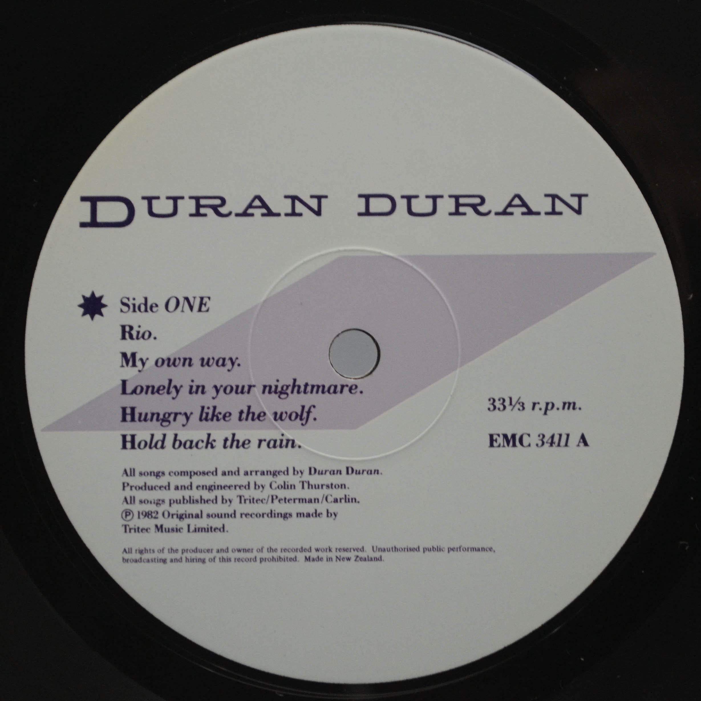 Виниловая пластинка Duran Duran — Rio, 1982