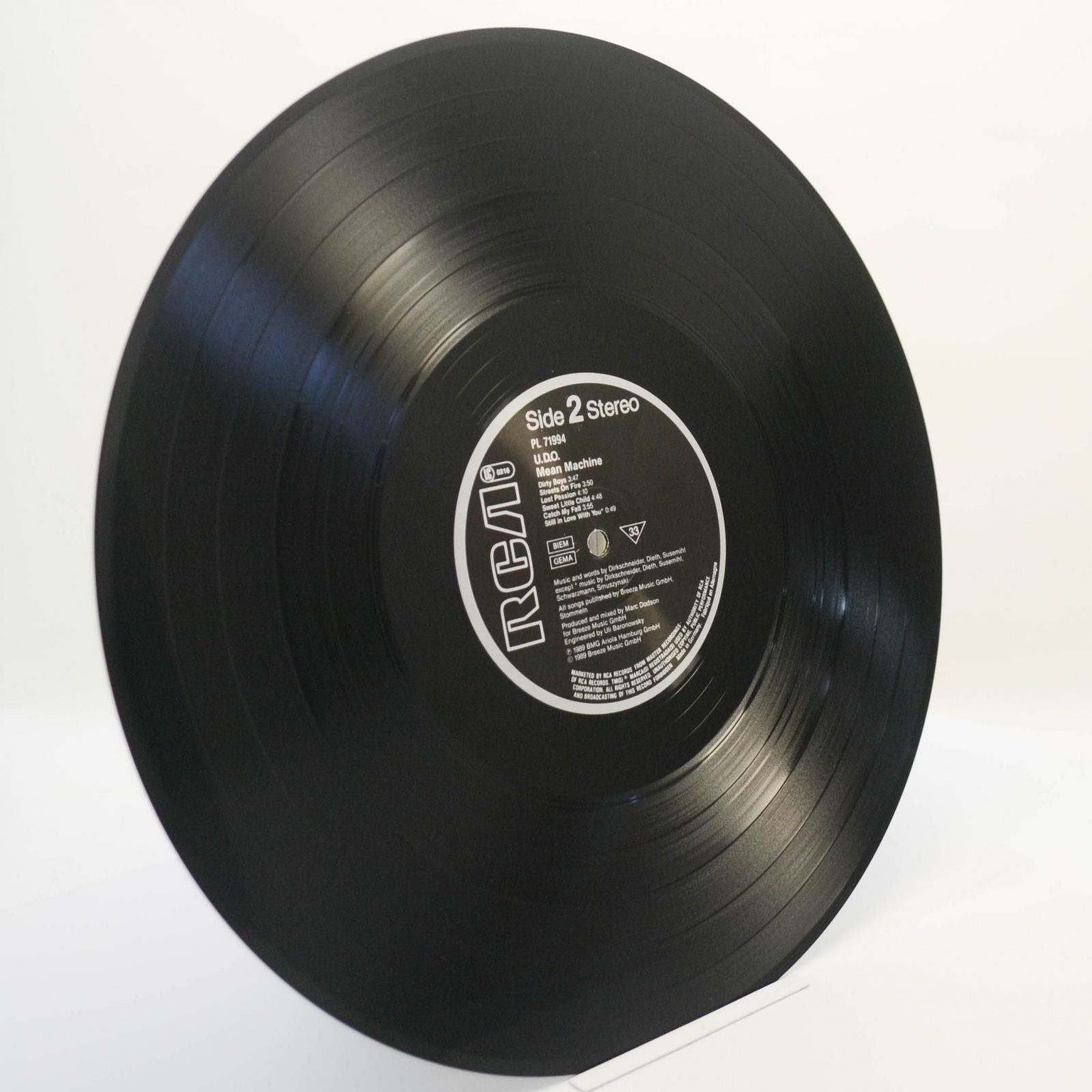 U.D.O. — Mean Machine, 1989