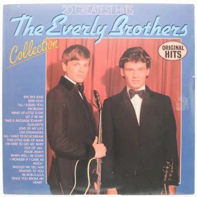 Виниловая пластинка The Everly Brothers Collection - 20 Greatest Hits, 1985