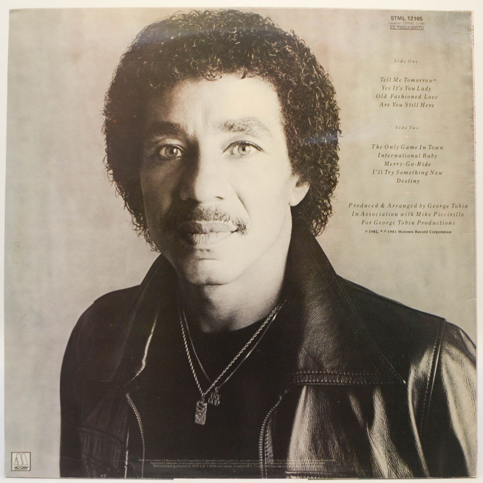 Виниловая пластинка Smokey Robinson — Yes It's You Lady, 1982