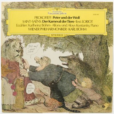 Виниловая пластинка Prokofieff: Peter Und Der Wolf / Saint-Saëns: Der Karneval Der Tiere, 1975