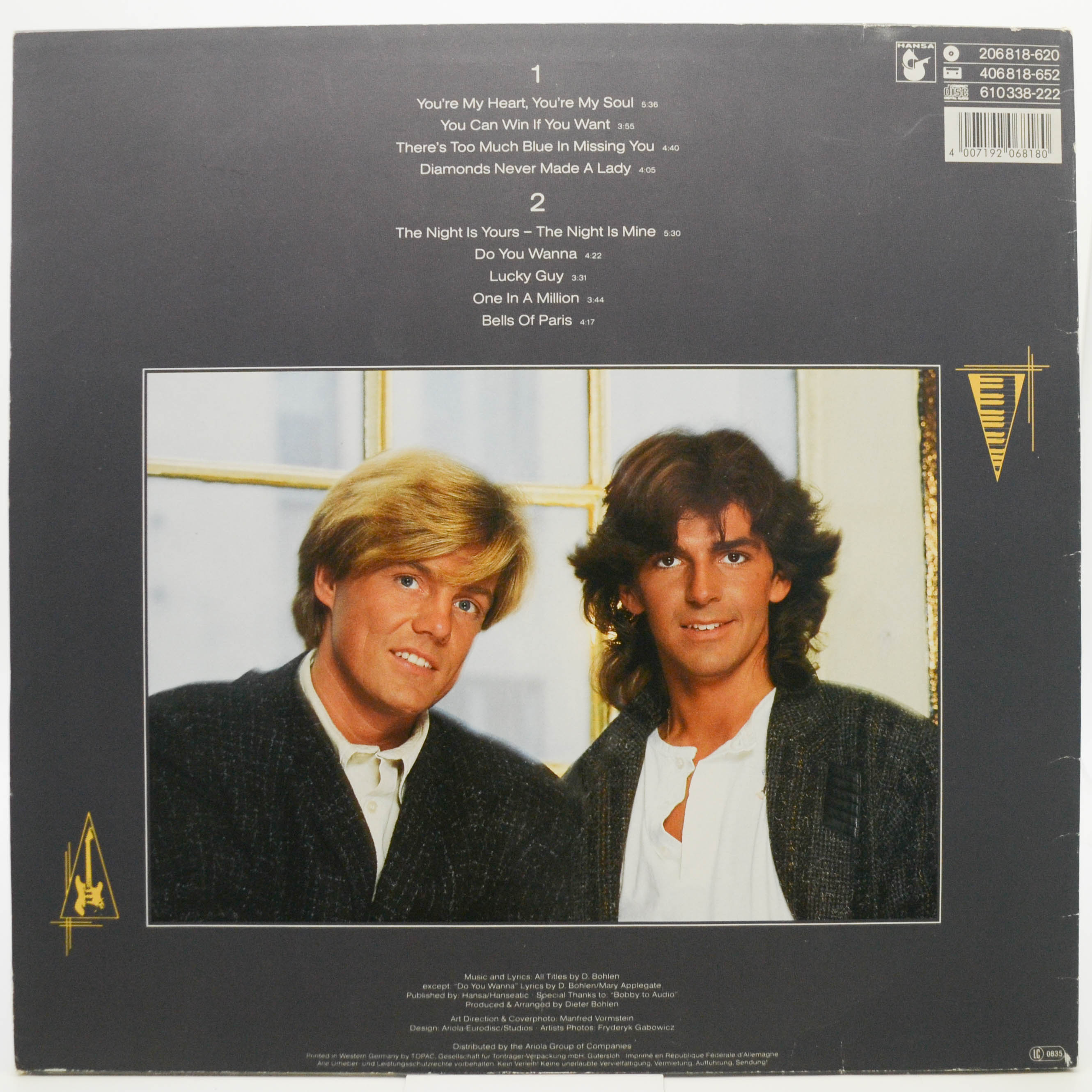 Виниловая пластинка Modern Talking — The 1st Album, 1985