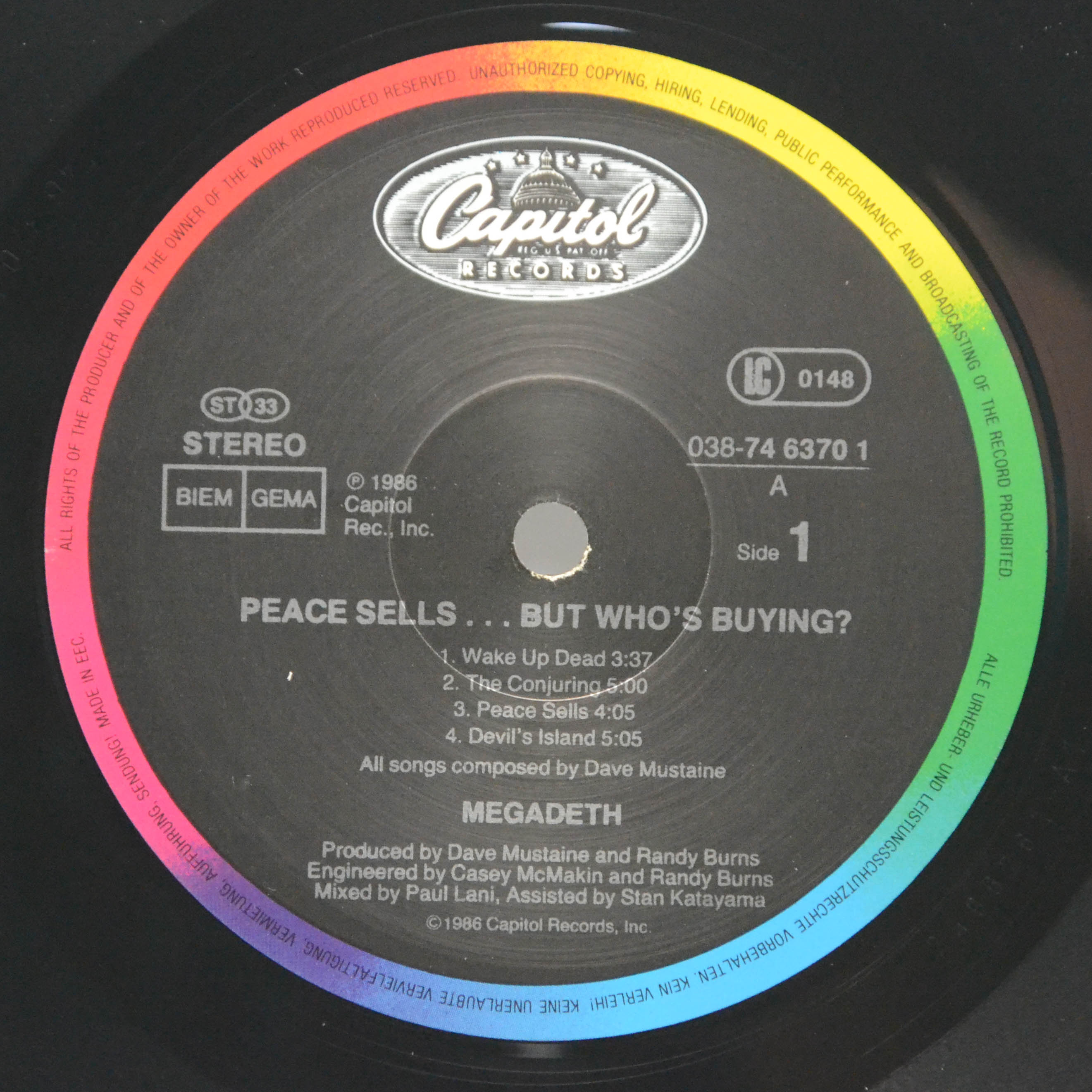 Megadeth — Peace Sells... But Who's Buying?, 1986