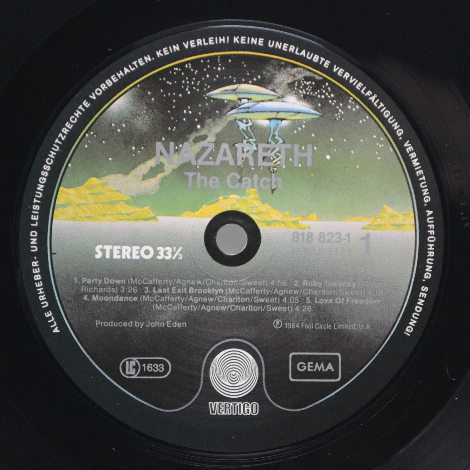 Nazareth — The Catch, 1984