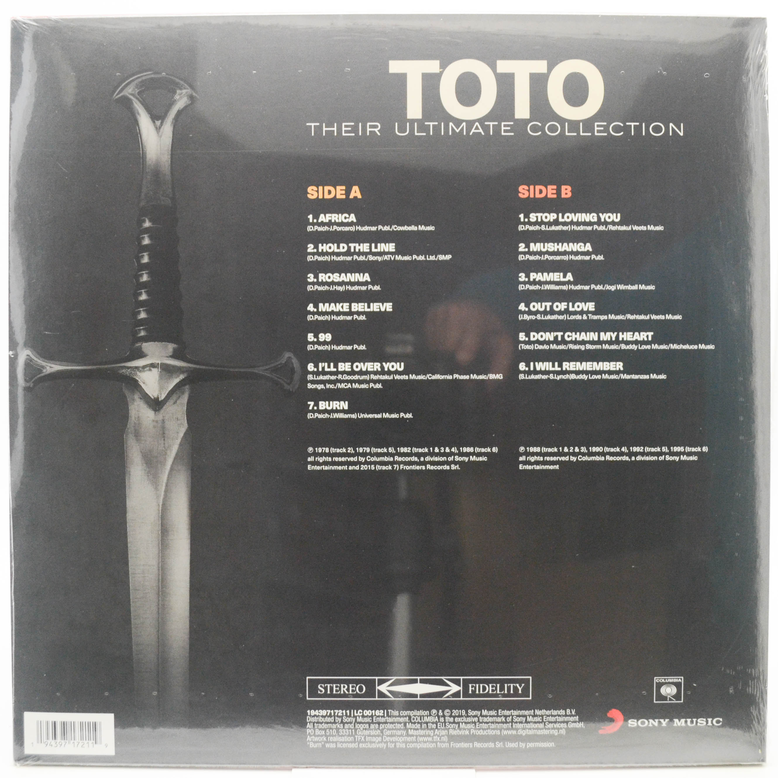 Toto — Their Ultimate Collection, 2019