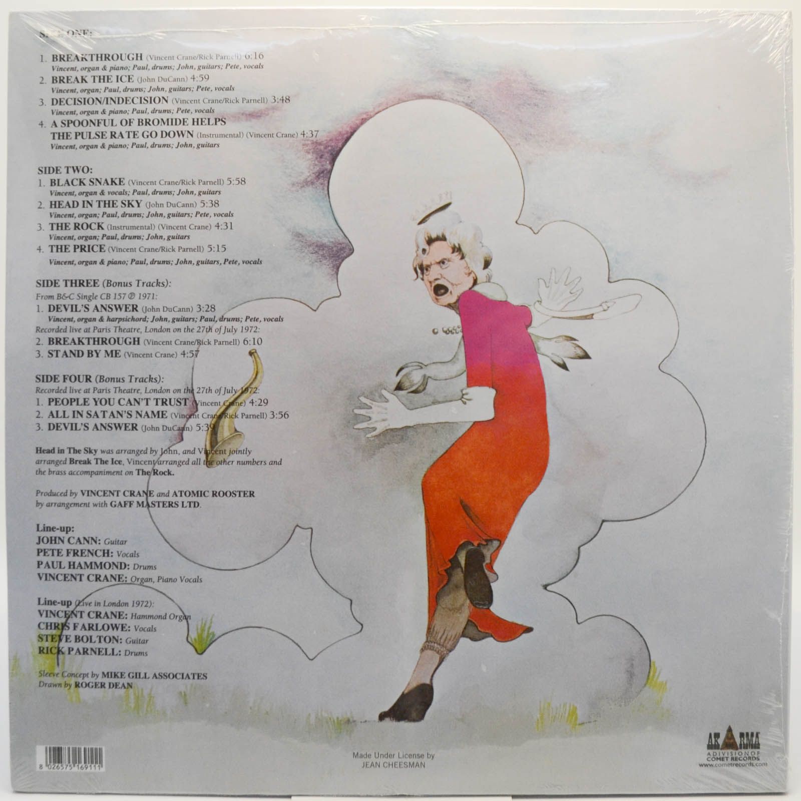Виниловая пластинка Atomic Rooster — In Hearing Of (2LP), 1971