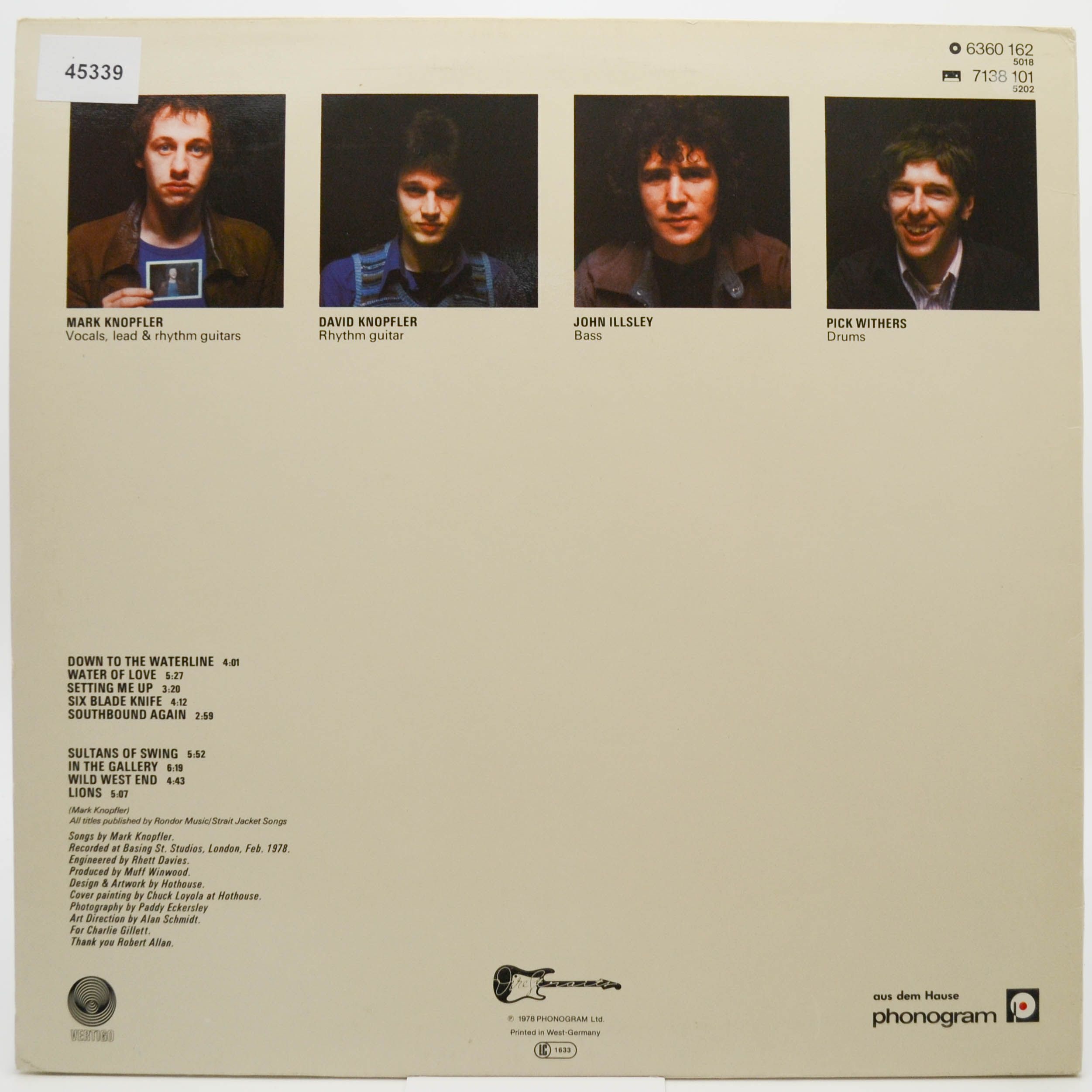 Dire Straits — Dire Straits, 1978