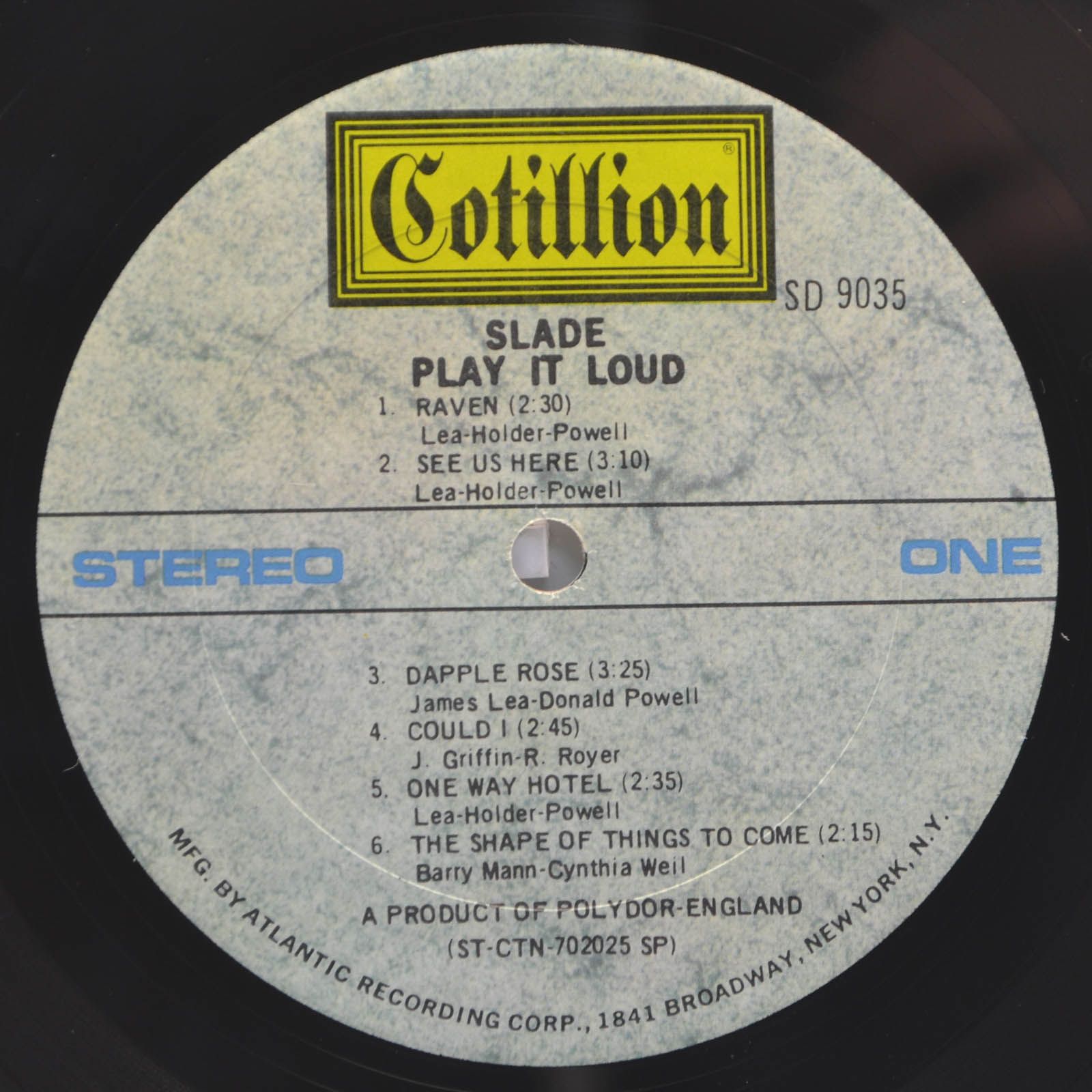 Slade — Play It Loud (USA), 1970