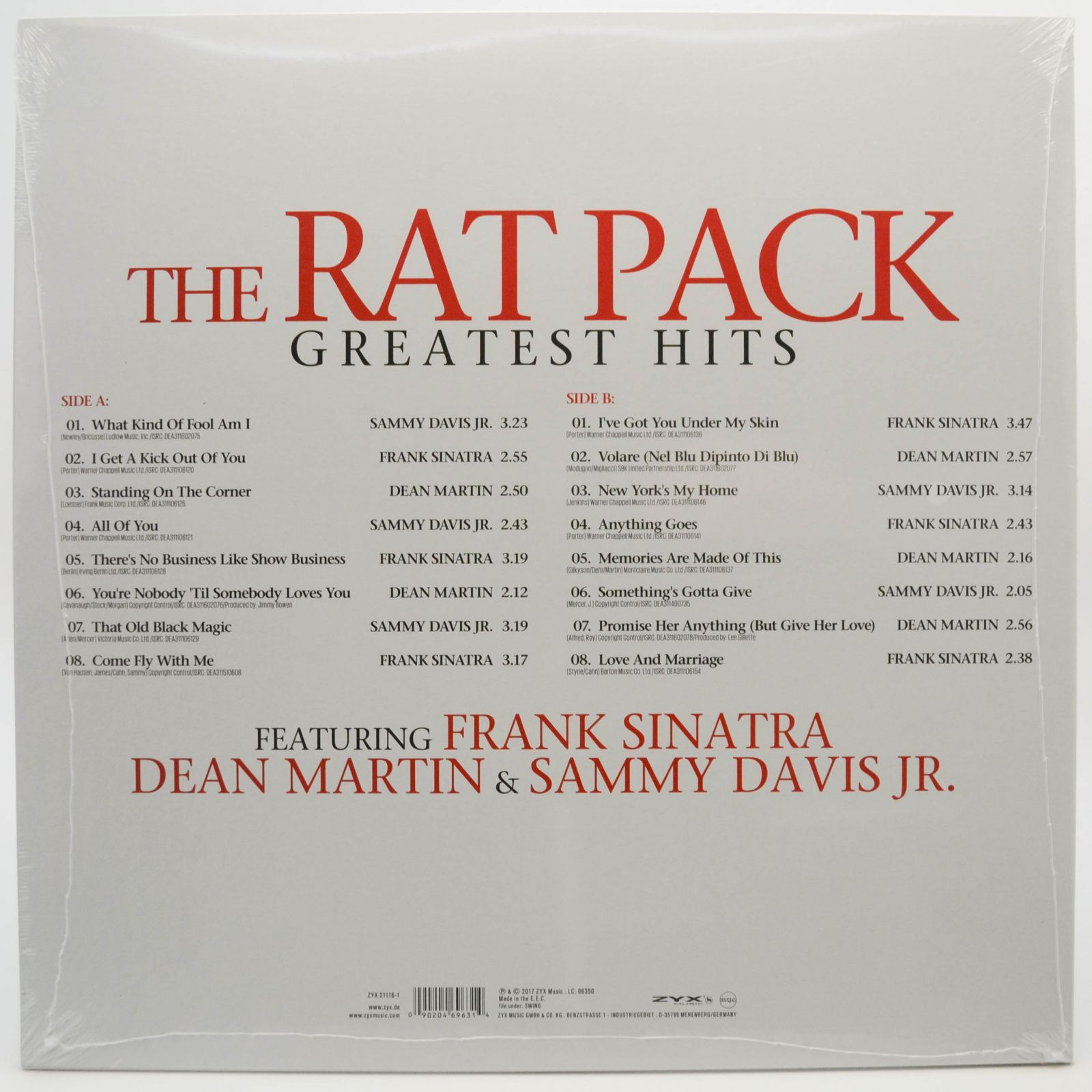 Виниловая пластинка Rat Pack — Greatest Hits, 2017