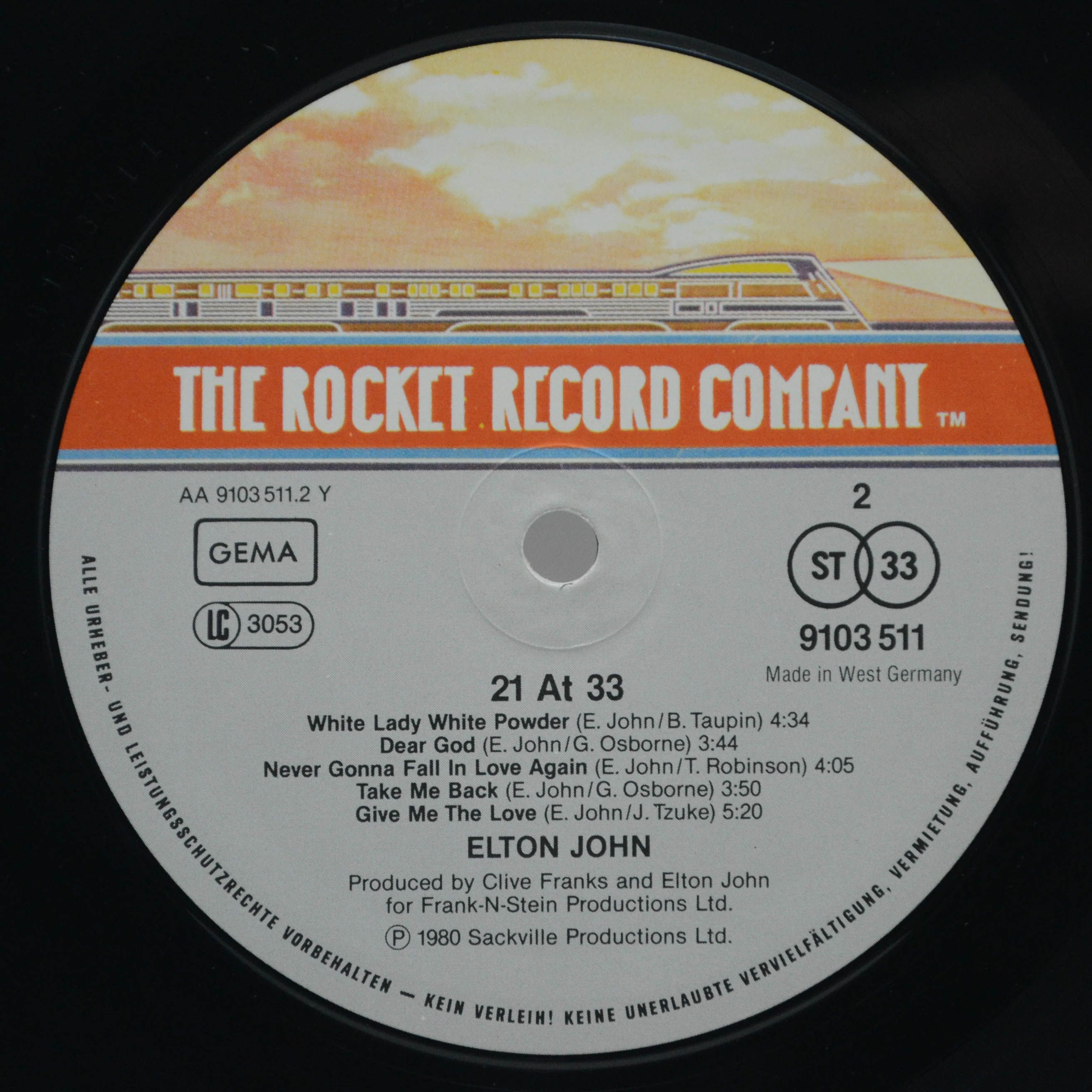 Elton John — 21 At 33, 1980