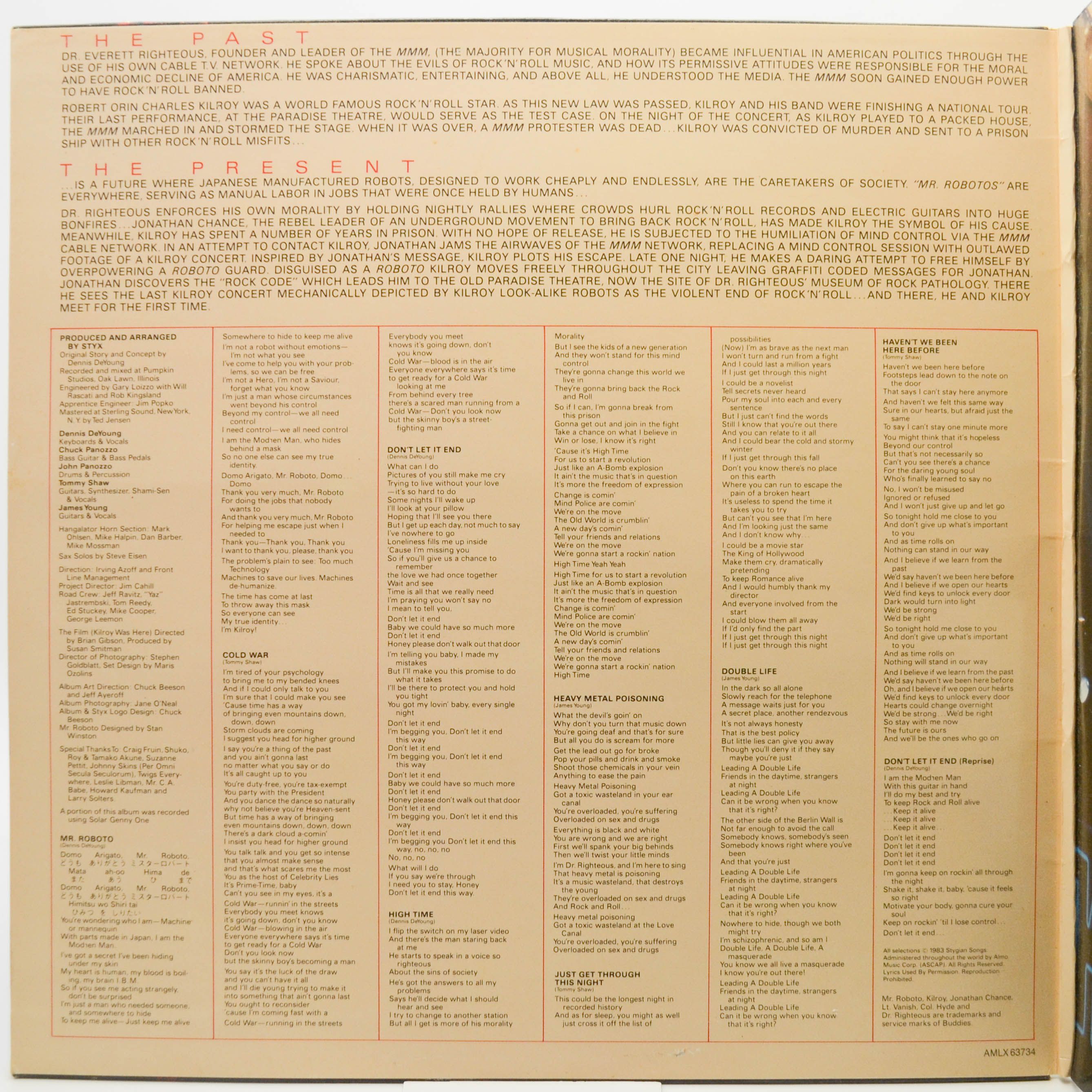 Styx — Kilroy Was Here, 1983