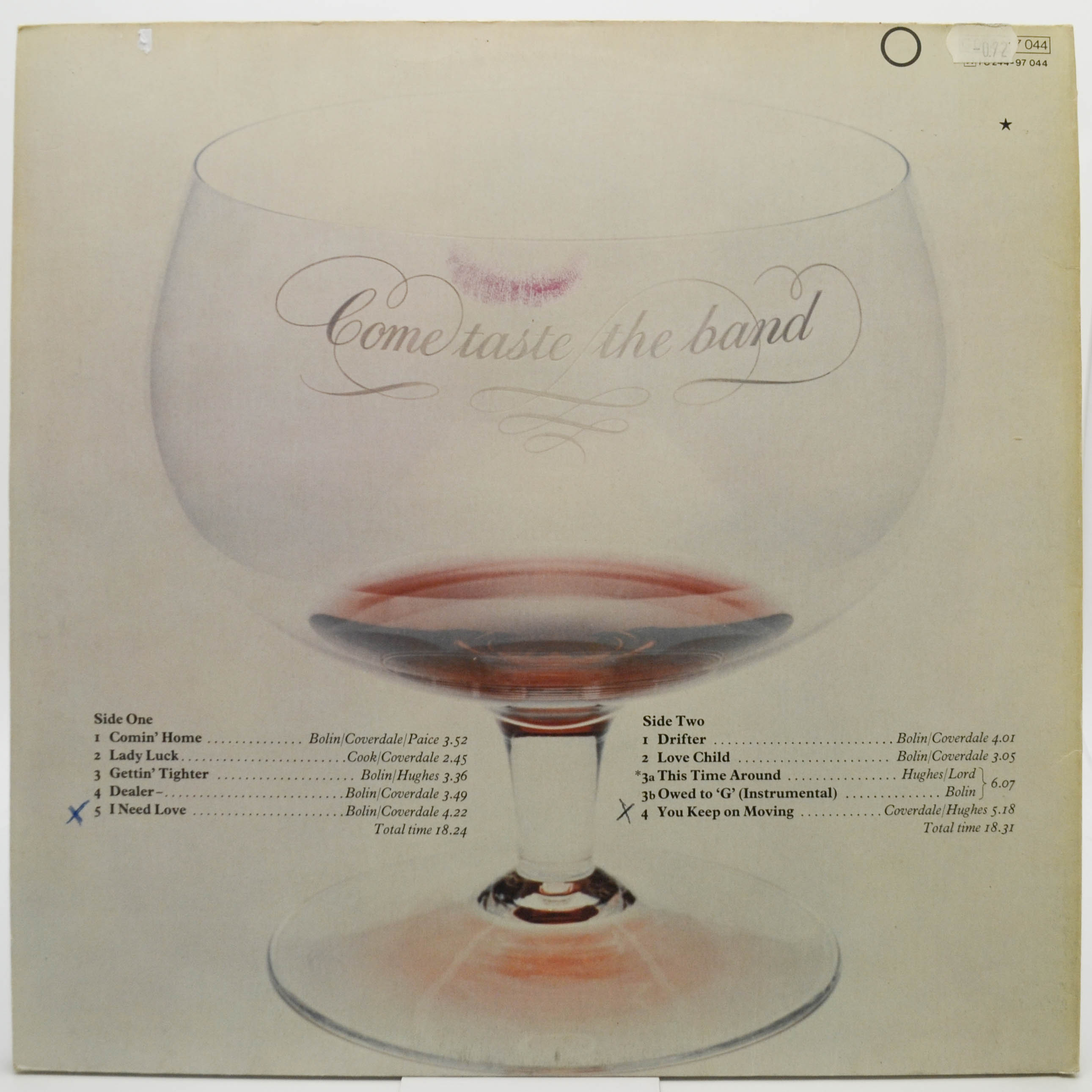 Deep Purple — Come Taste The Band, 1975